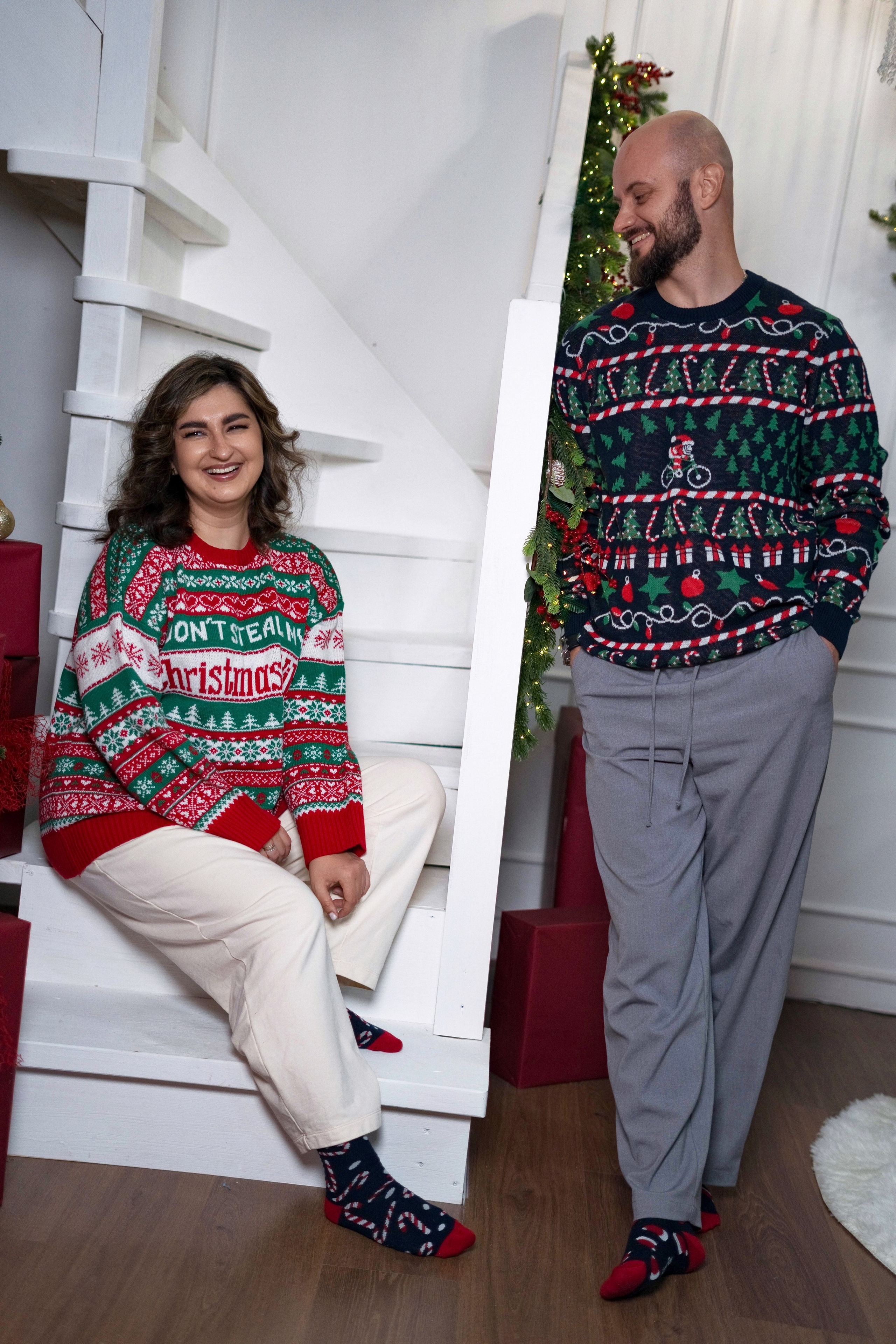 Семейная съемка в новогоднем интерьере. Профессиональный Фотограф в Сочи Марина Ситкина