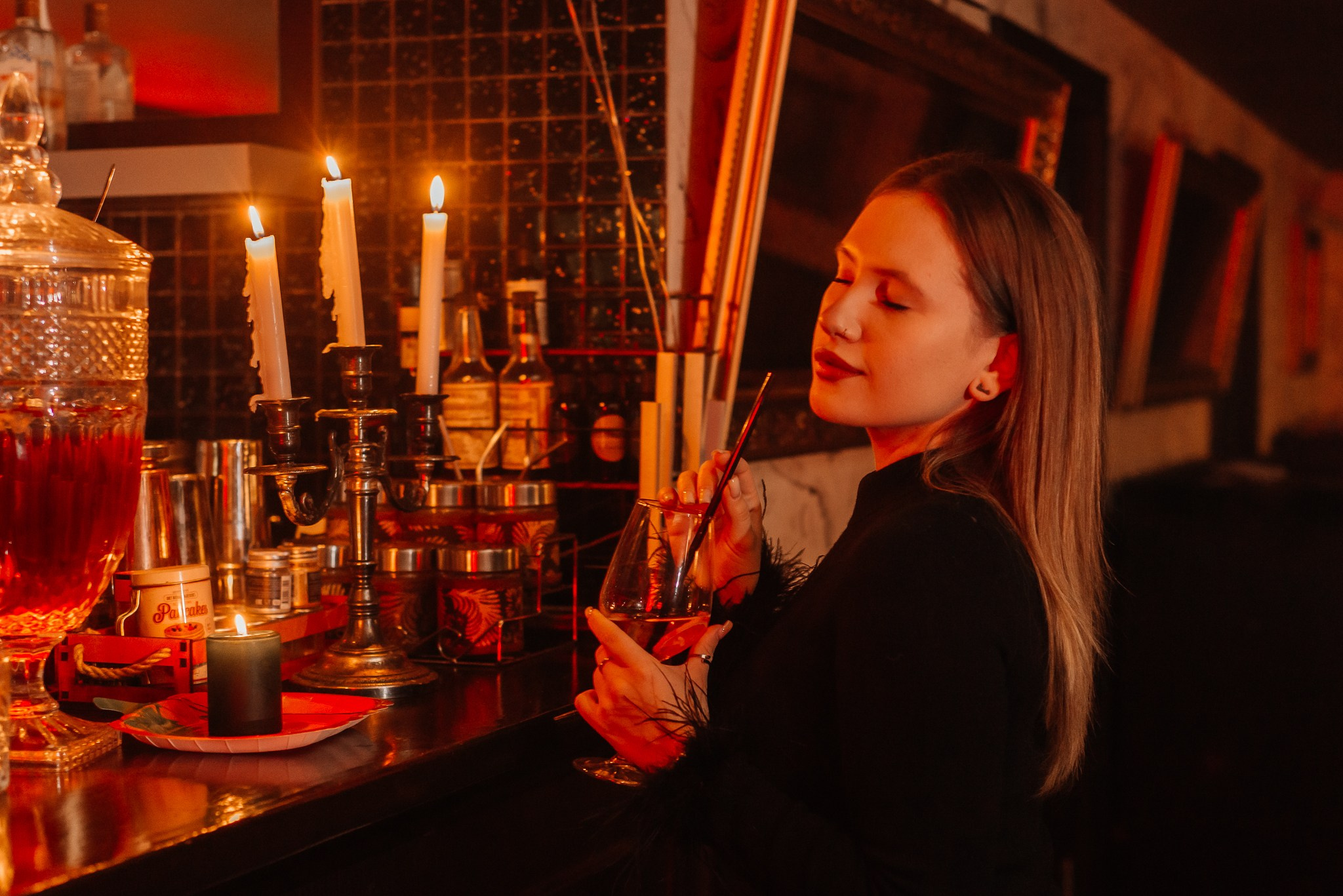 Halloween party в кальянной HookahPlace. Профессиональный пейзажный фотограф Новокрещенов Станислав