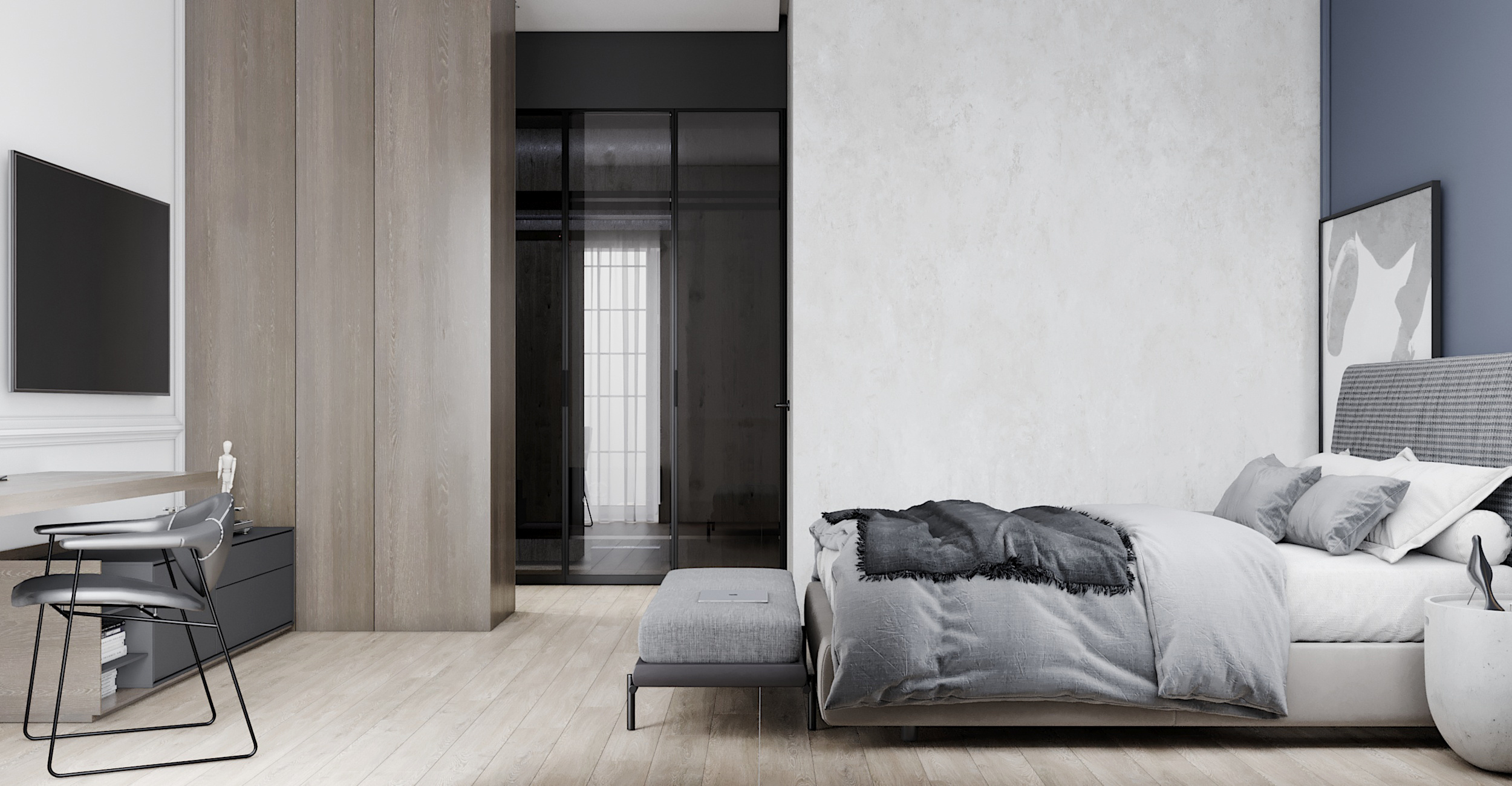 стильная спальня, комната для мальчика, синий цвет в детской, стильный дизайн, современный дизайн, комната для подростка, дизайн детской, дизайн детской комнаты, дизайн детской комнаты для мальчика, дизайн детской комнаты для подростка, дизайн детской для школьника