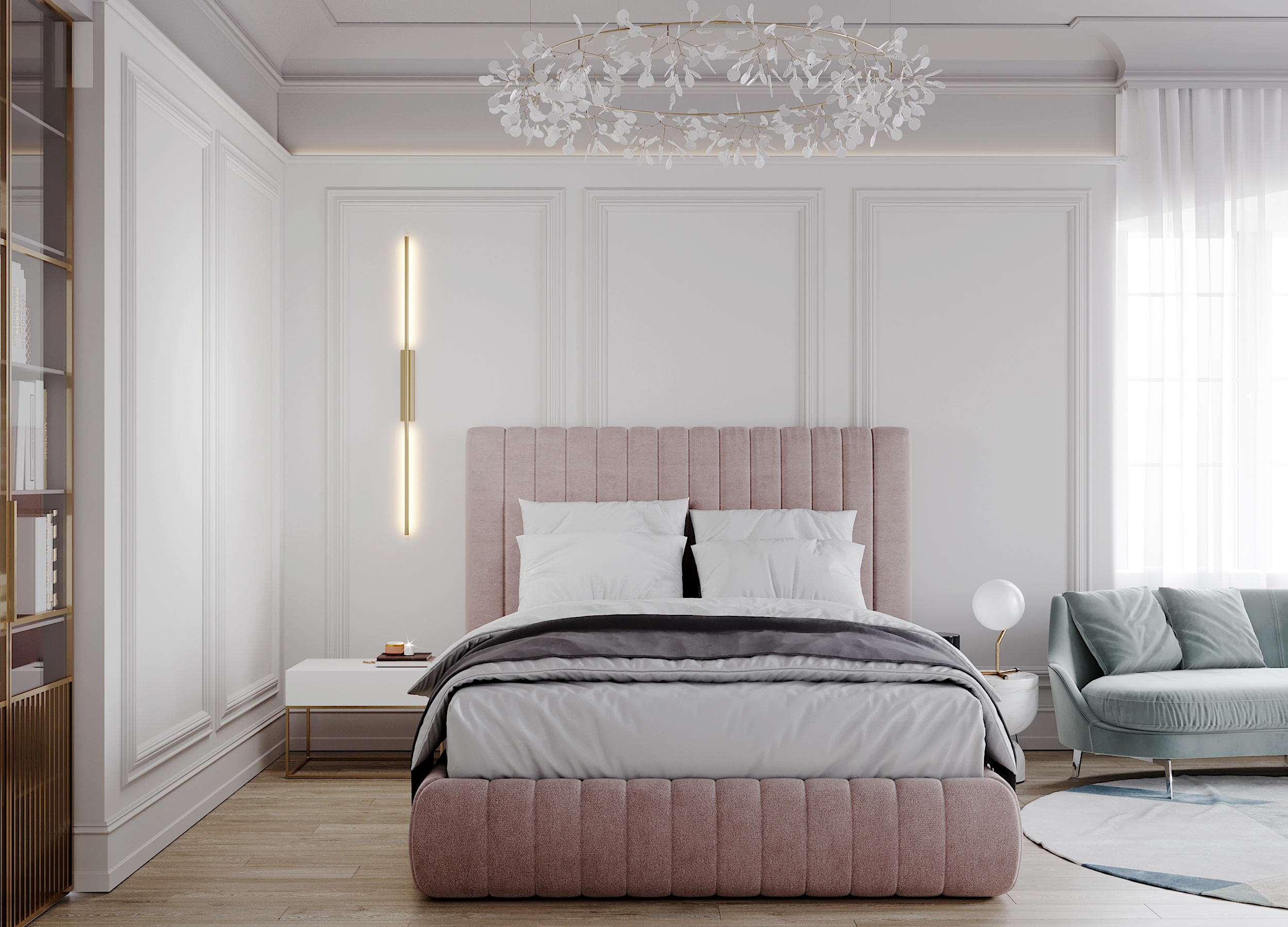 спальня, спальня для девочки, детская, детская для девочки, детская в розовых цветах, розовая спальня, комната для девочки, дизайн детской, дизайн детской комнаты, дизайн детской комнаты +для девочки