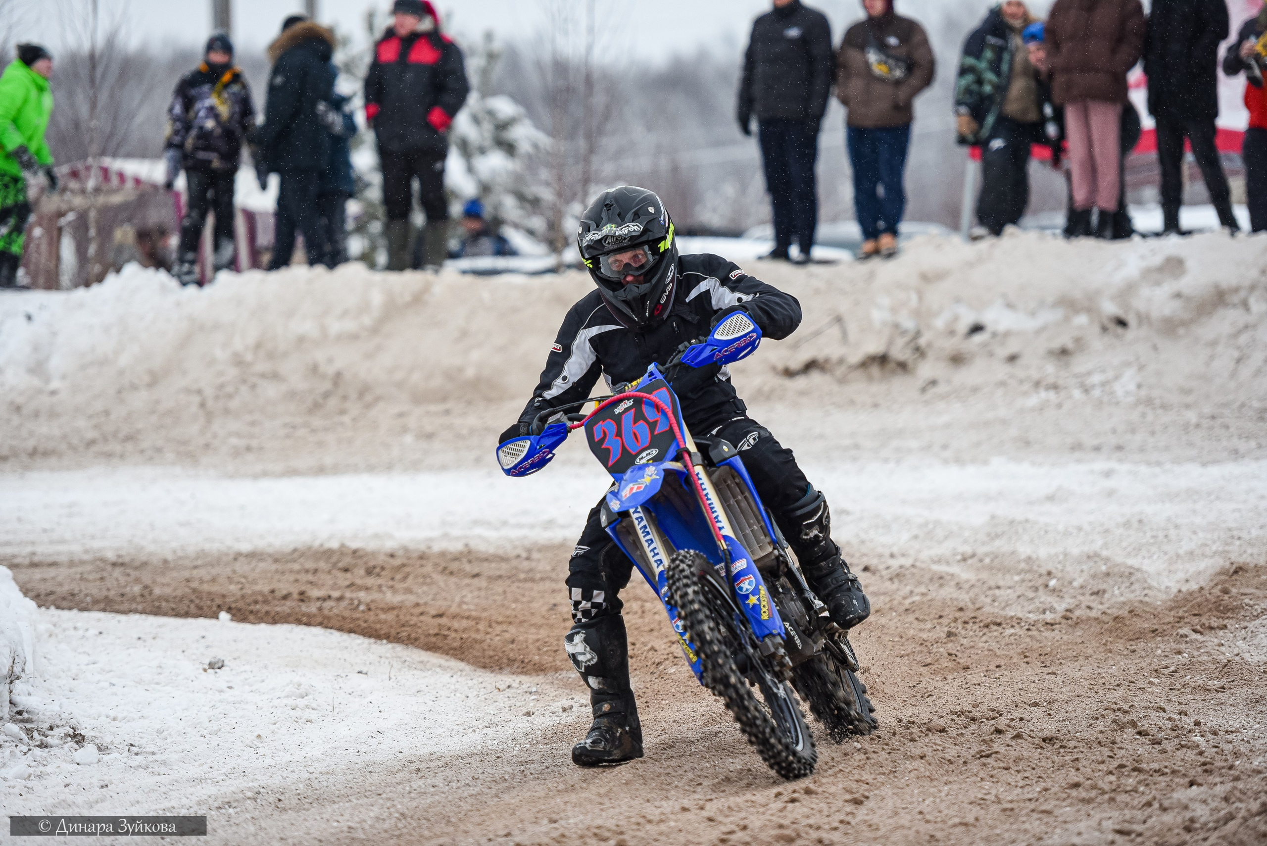Новогодний мотокросс г. Вязники. Мотофотограф в Нижнем Новгороде Динара Зуйкова