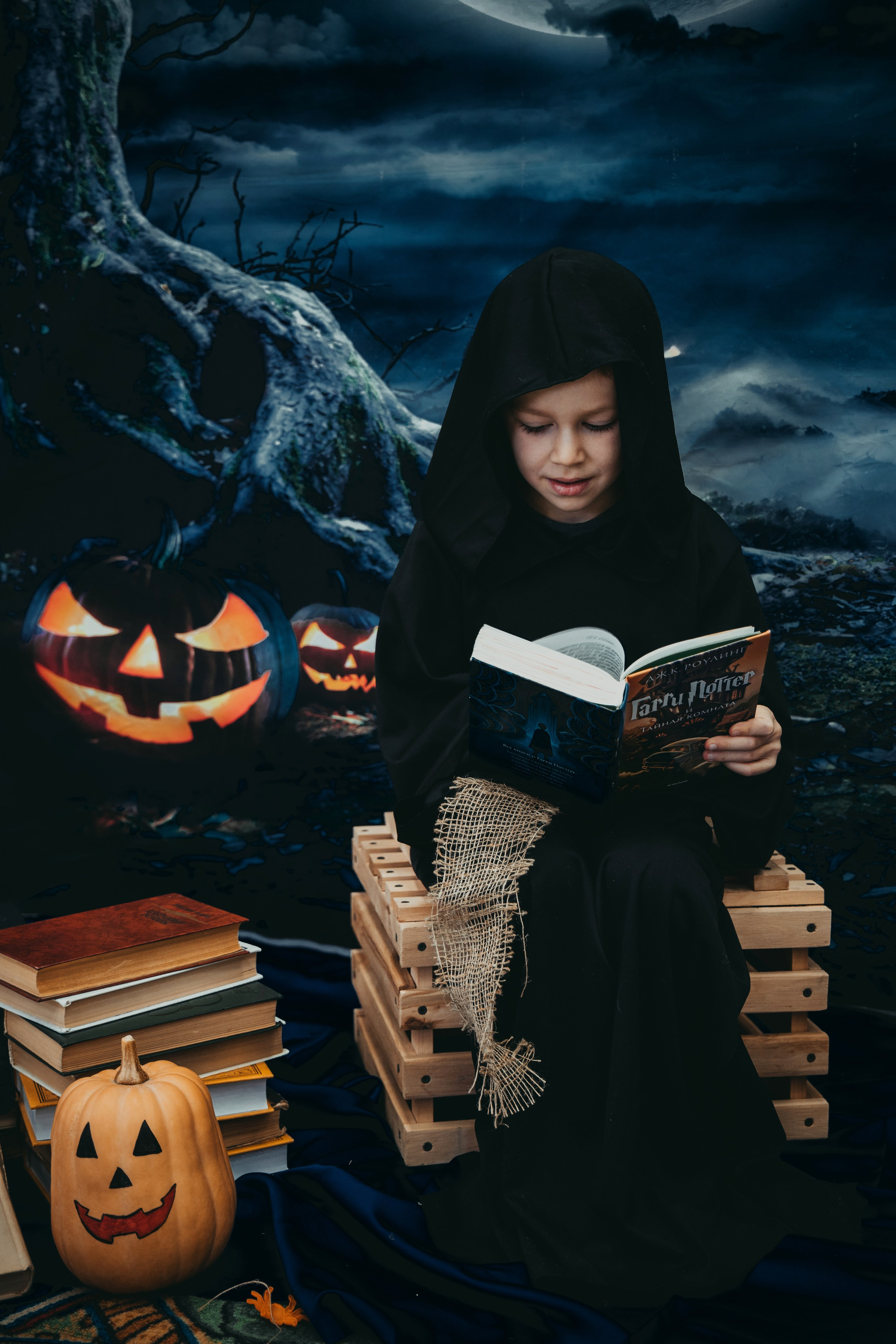 Детский праздник Halloween 28.10.2023. Свадебный и семейный фотограф в Красноярске Леонид Максимов