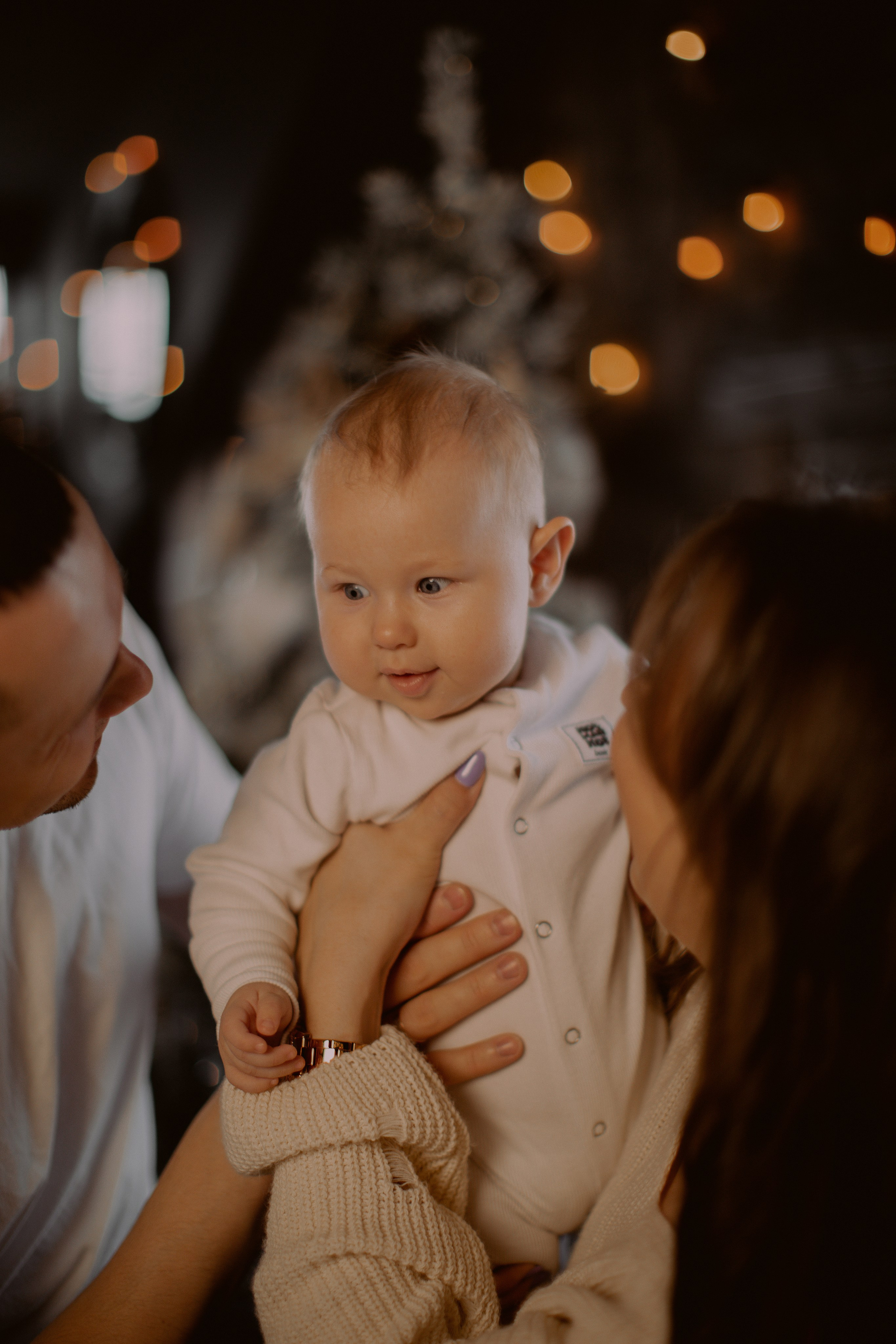 Первая новогодняя фотосессия малышки Эмилии. Фотограф в Нижнем Новгороде
