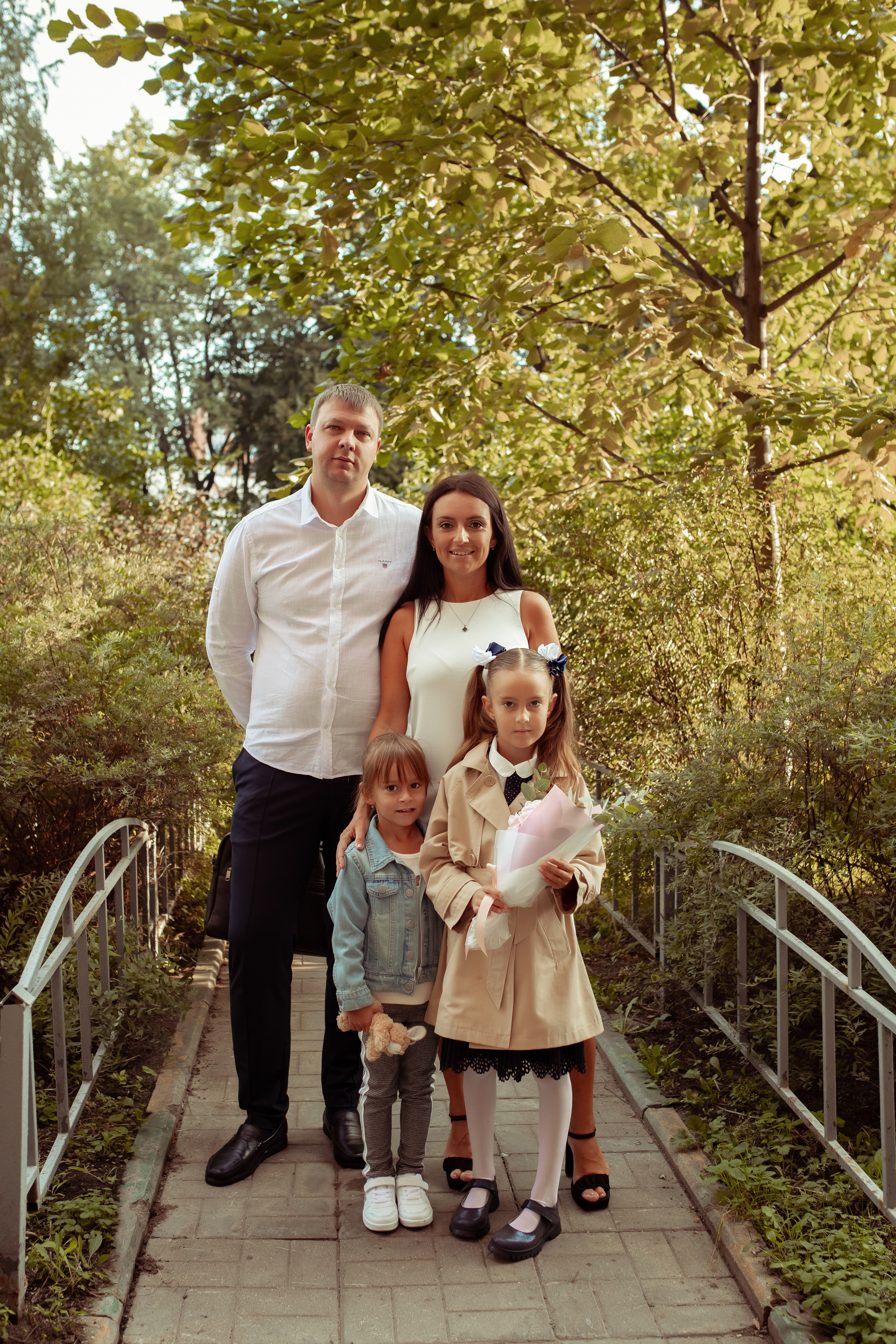 Сборы Аришки в первый класс. Семейный и детский фотограф в Москве Дорогова Екатерина