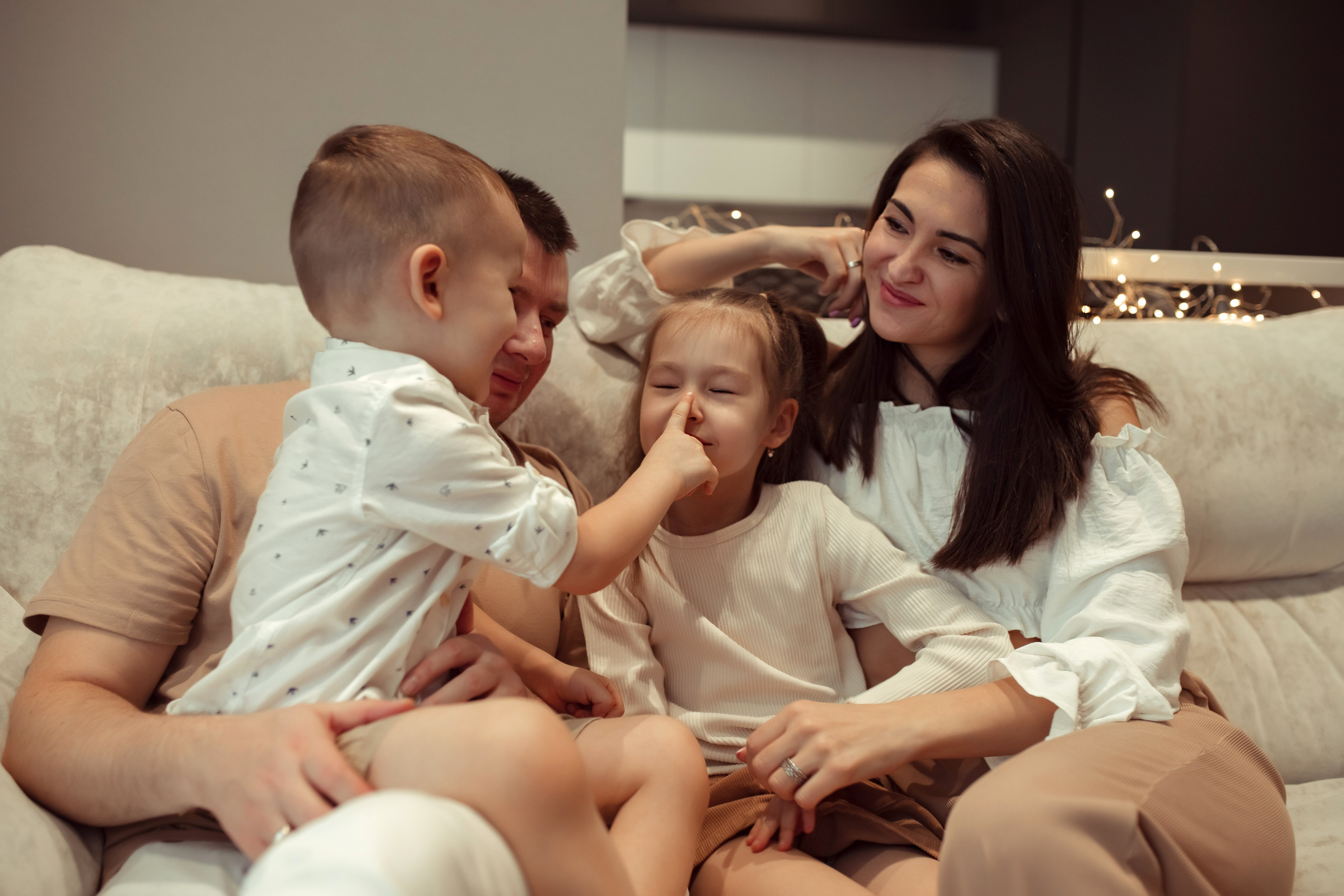 Домашняя съемка семьи Арслановых. Семейный и детский фотограф в Москве Дорогова Екатерина