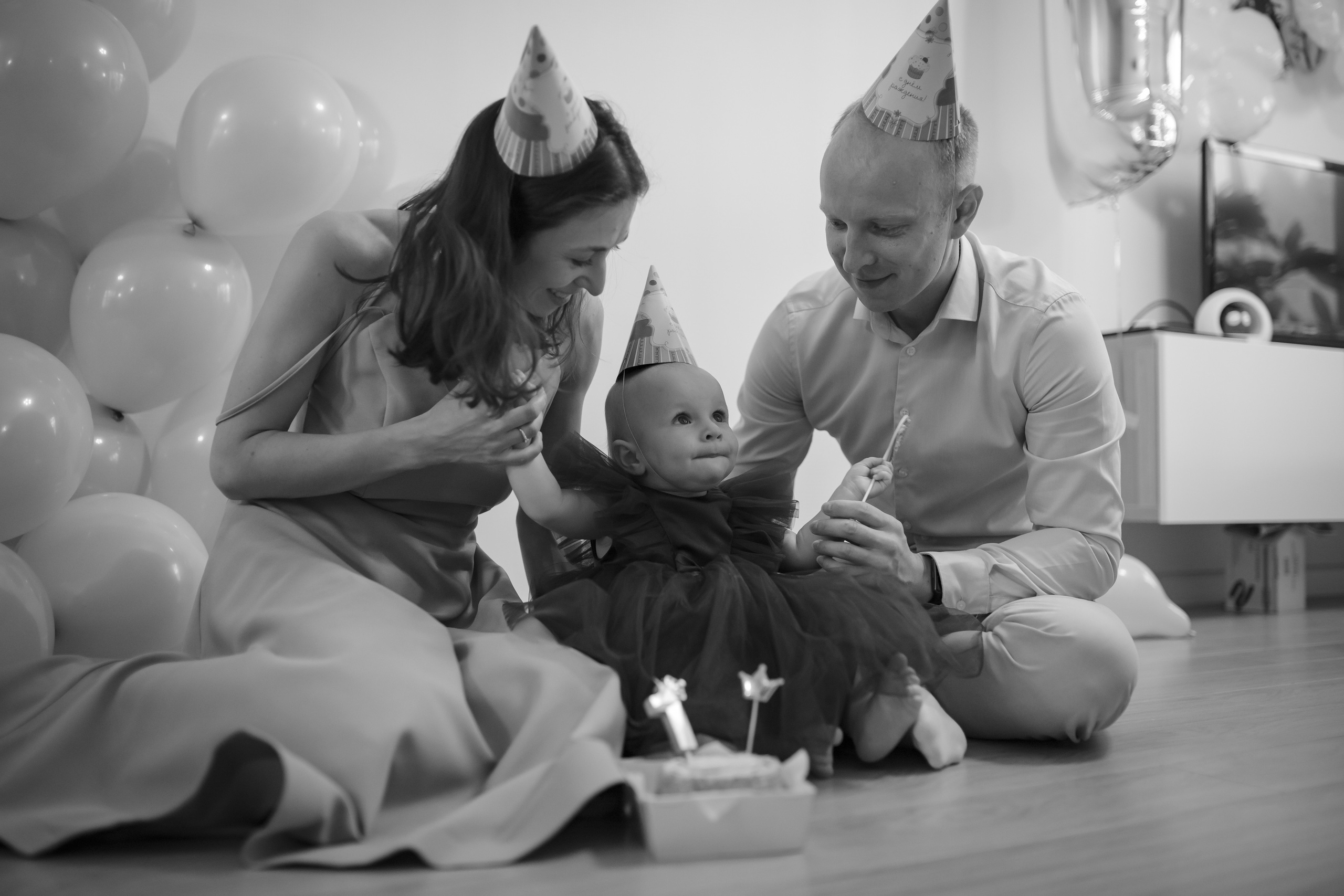 Домашняя фотосессия Елизаветы на 1 годик. Семейный и детский фотограф в Москве Дорогова Екатерина