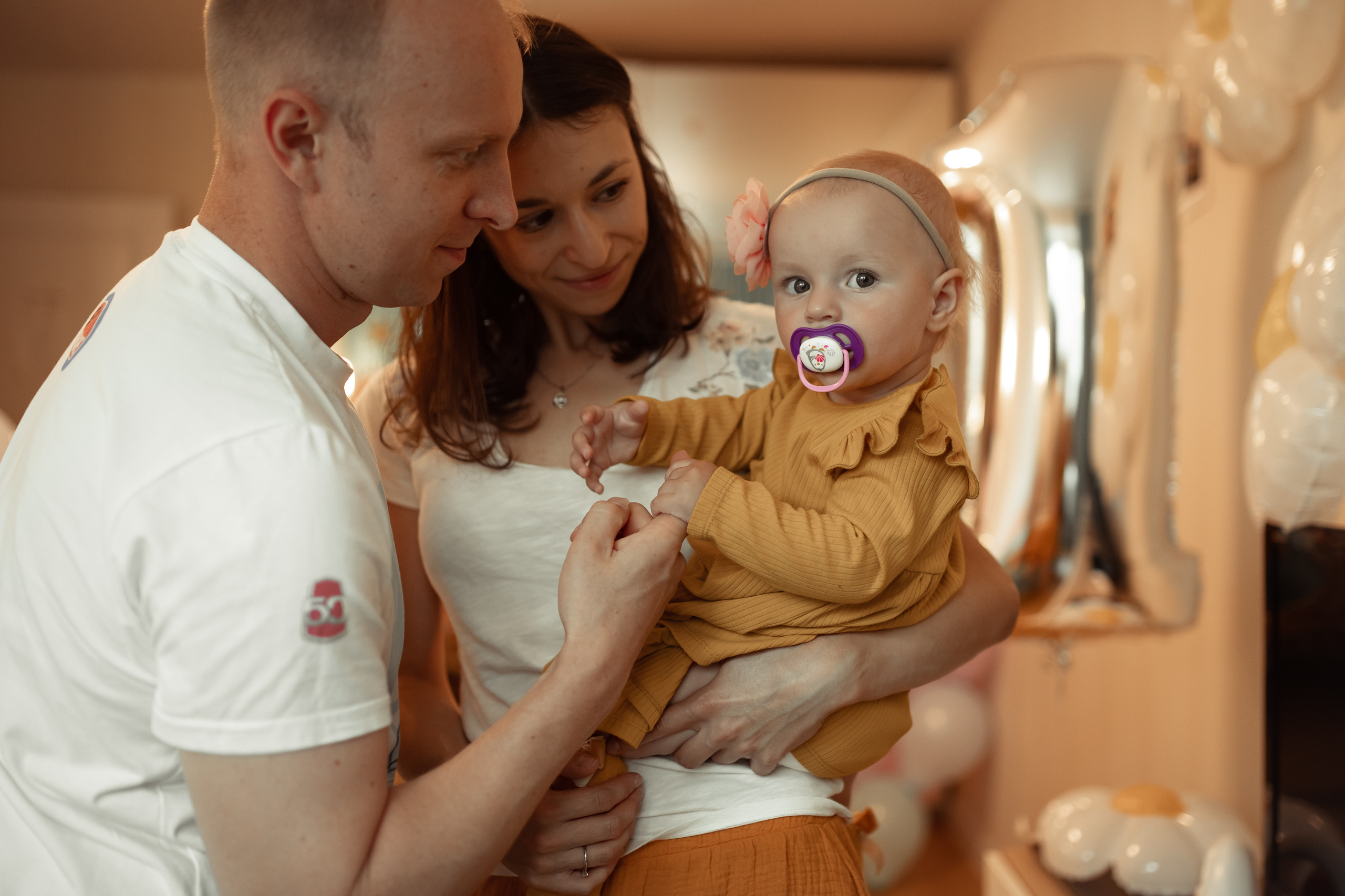 Домашняя фотосессия Елизаветы на 1 годик. Семейный и детский фотограф в Москве Дорогова Екатерина