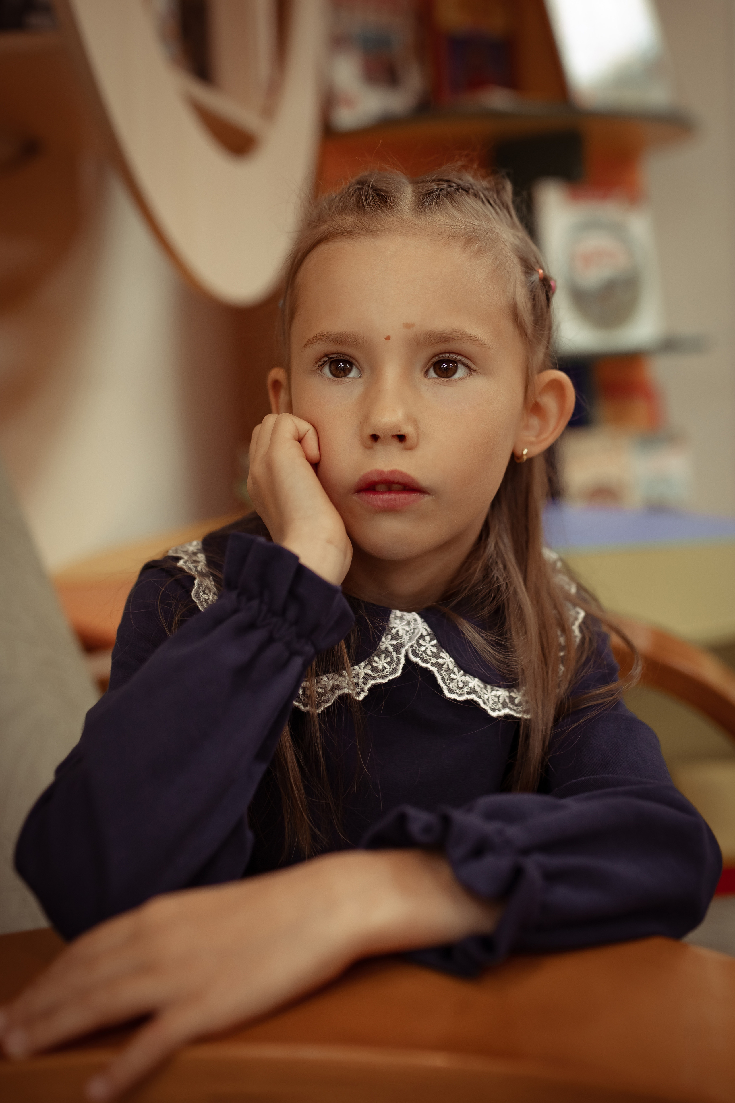 Портретная фотосессия первоклашек в библиотеке. Семейный и детский фотограф в Москве Дорогова Екатерина