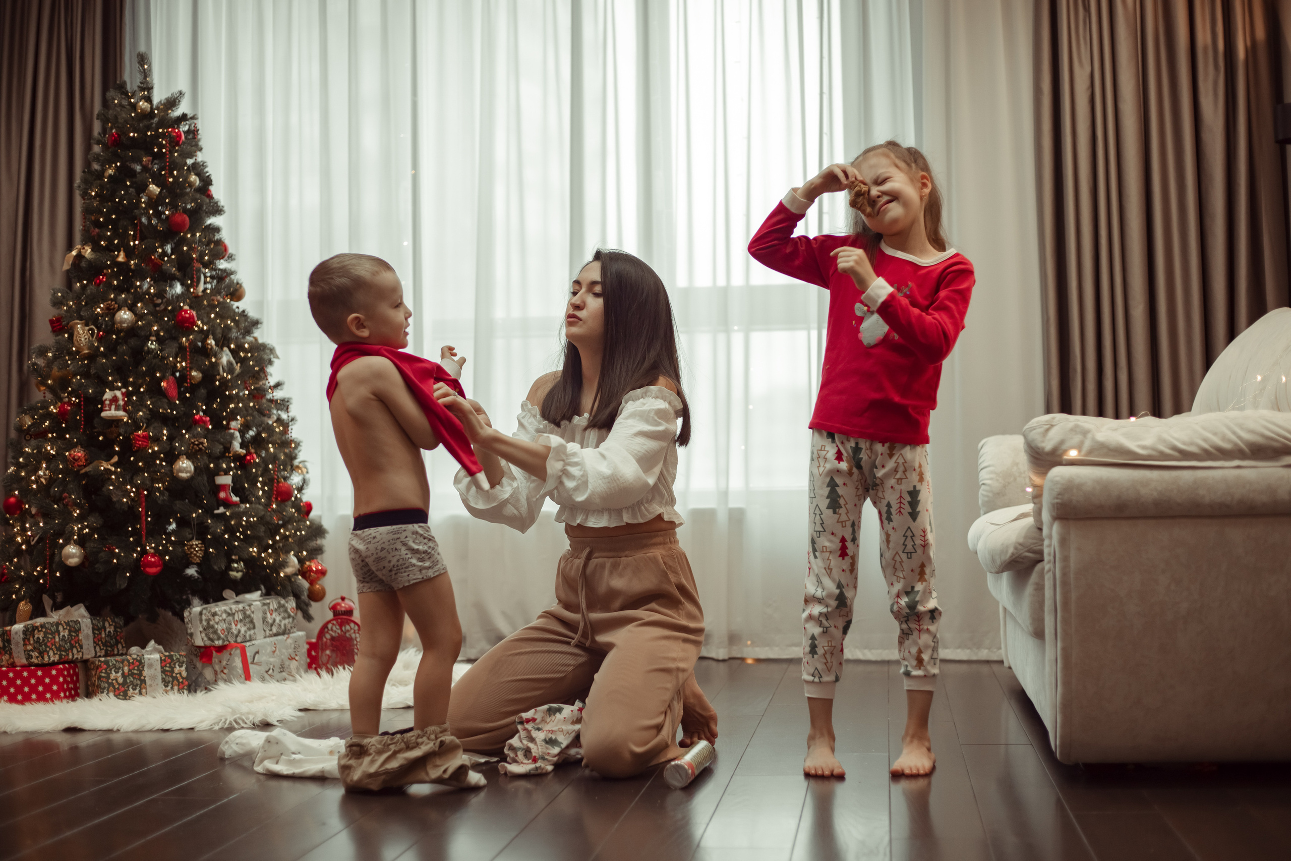 Домашняя съемка семьи Арслановых. Семейный и детский фотограф в Москве Дорогова Екатерина