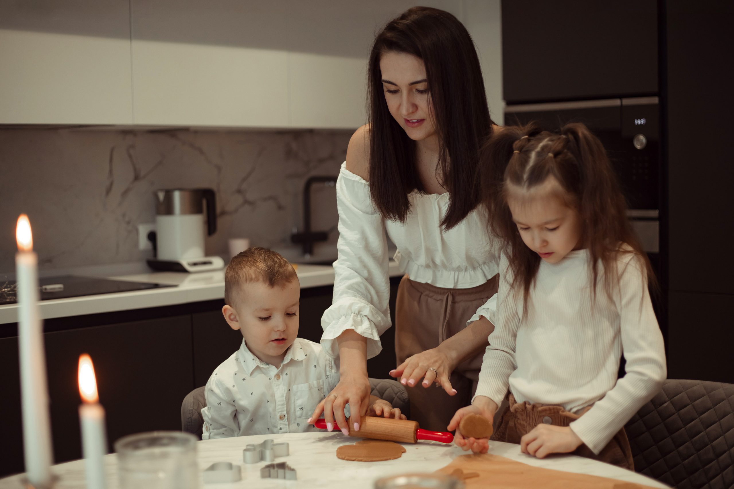 Домашняя съемка семьи Арслановых. Семейный и детский фотограф в Москве Дорогова Екатерина