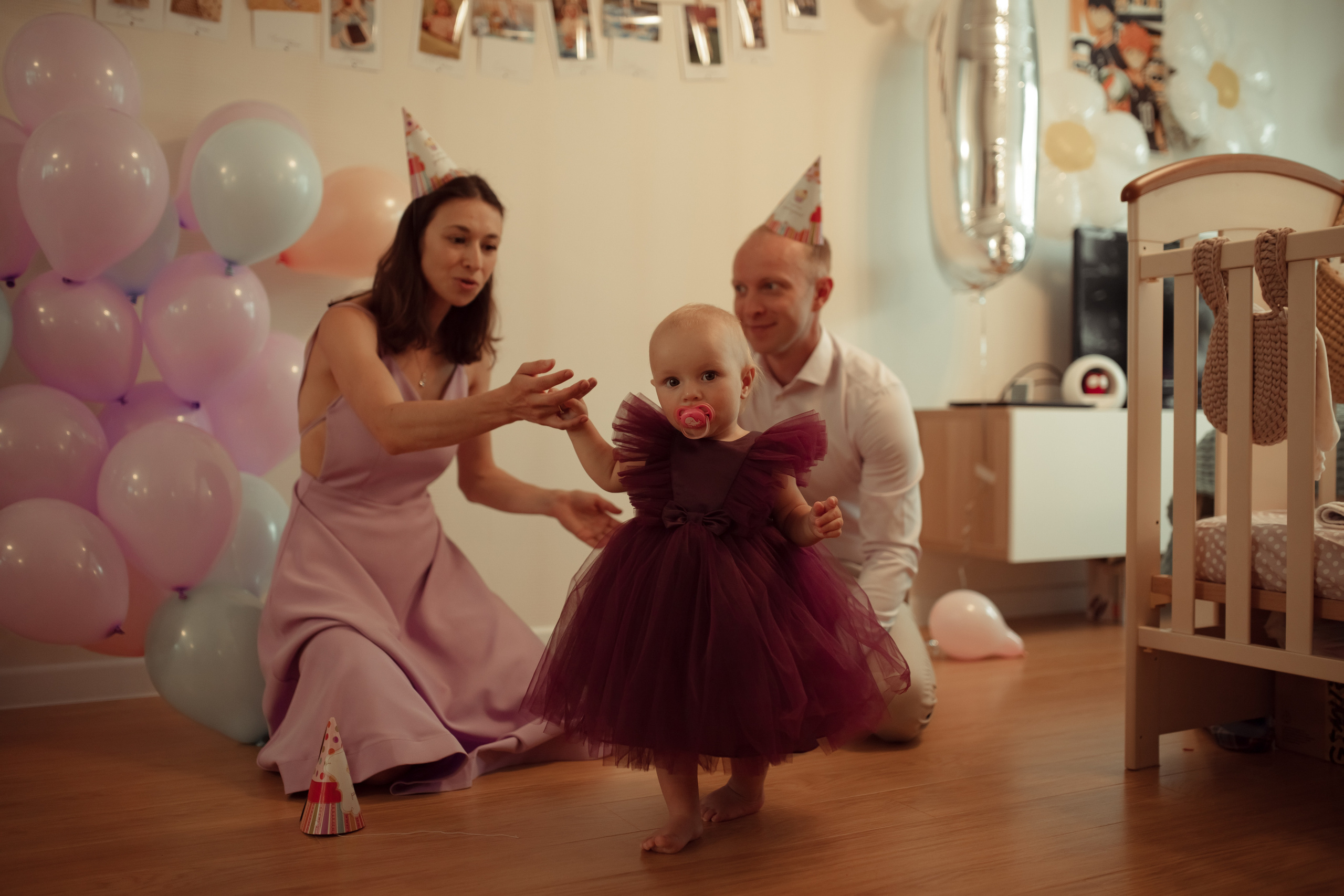 Домашняя фотосессия Елизаветы на 1 годик. Семейный и детский фотограф в Москве Дорогова Екатерина