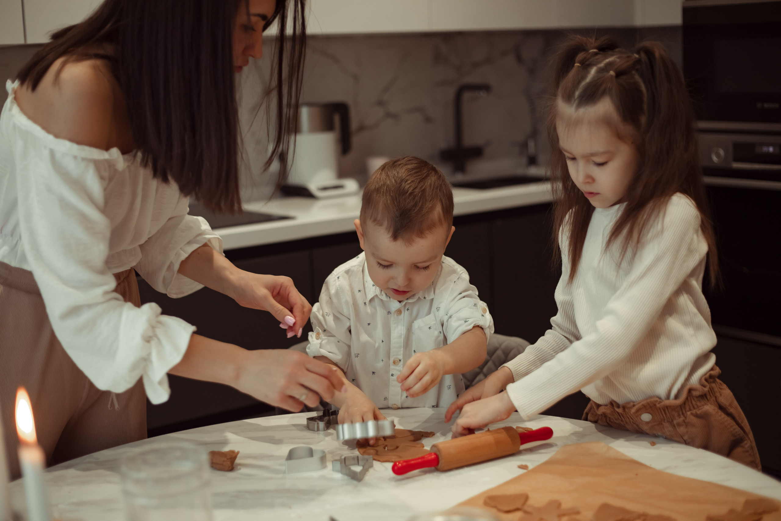 Домашняя съемка семьи Арслановых. Семейный и детский фотограф в Москве Дорогова Екатерина