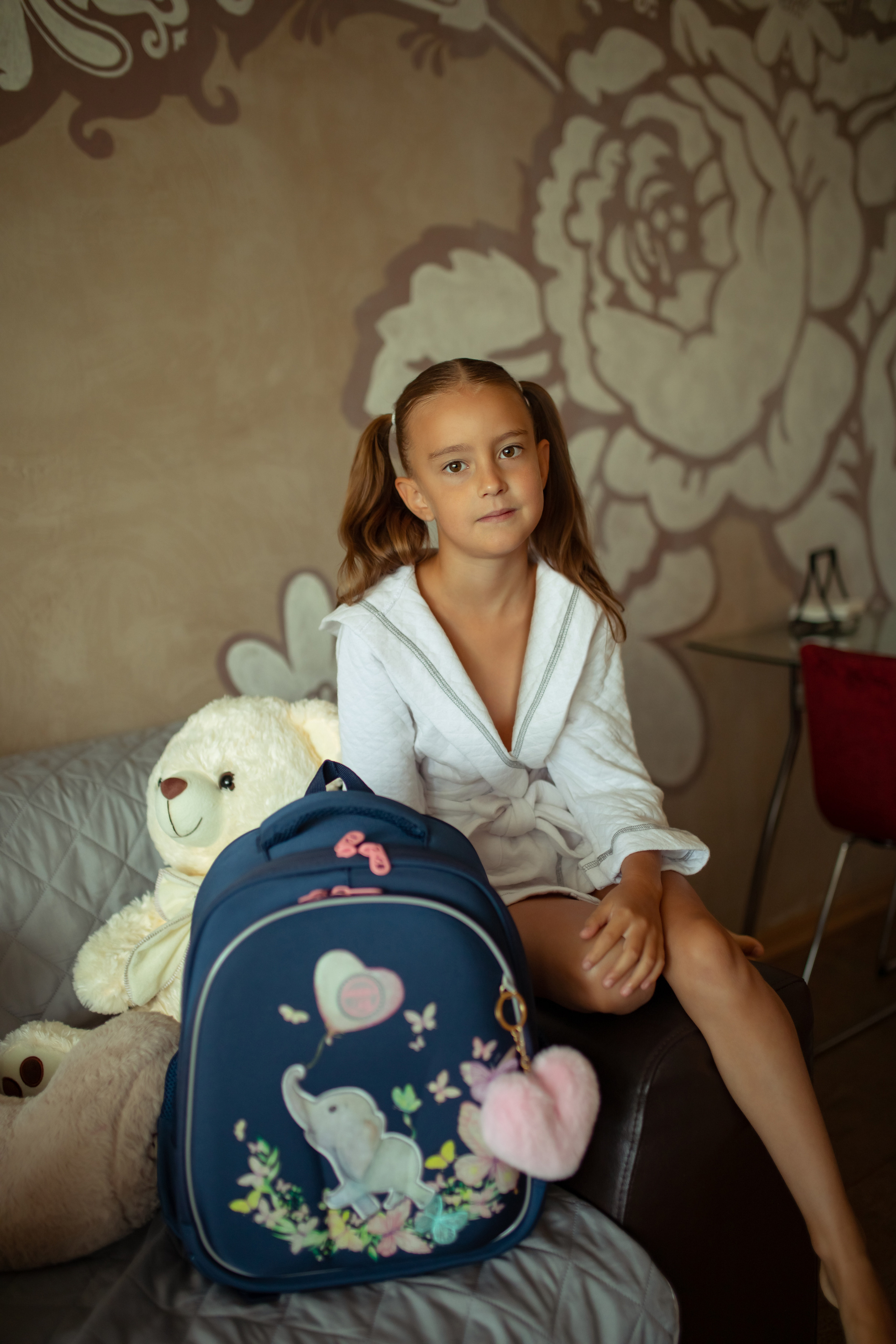 Сборы Аришки в первый класс. Семейный и детский фотограф в Москве Дорогова Екатерина