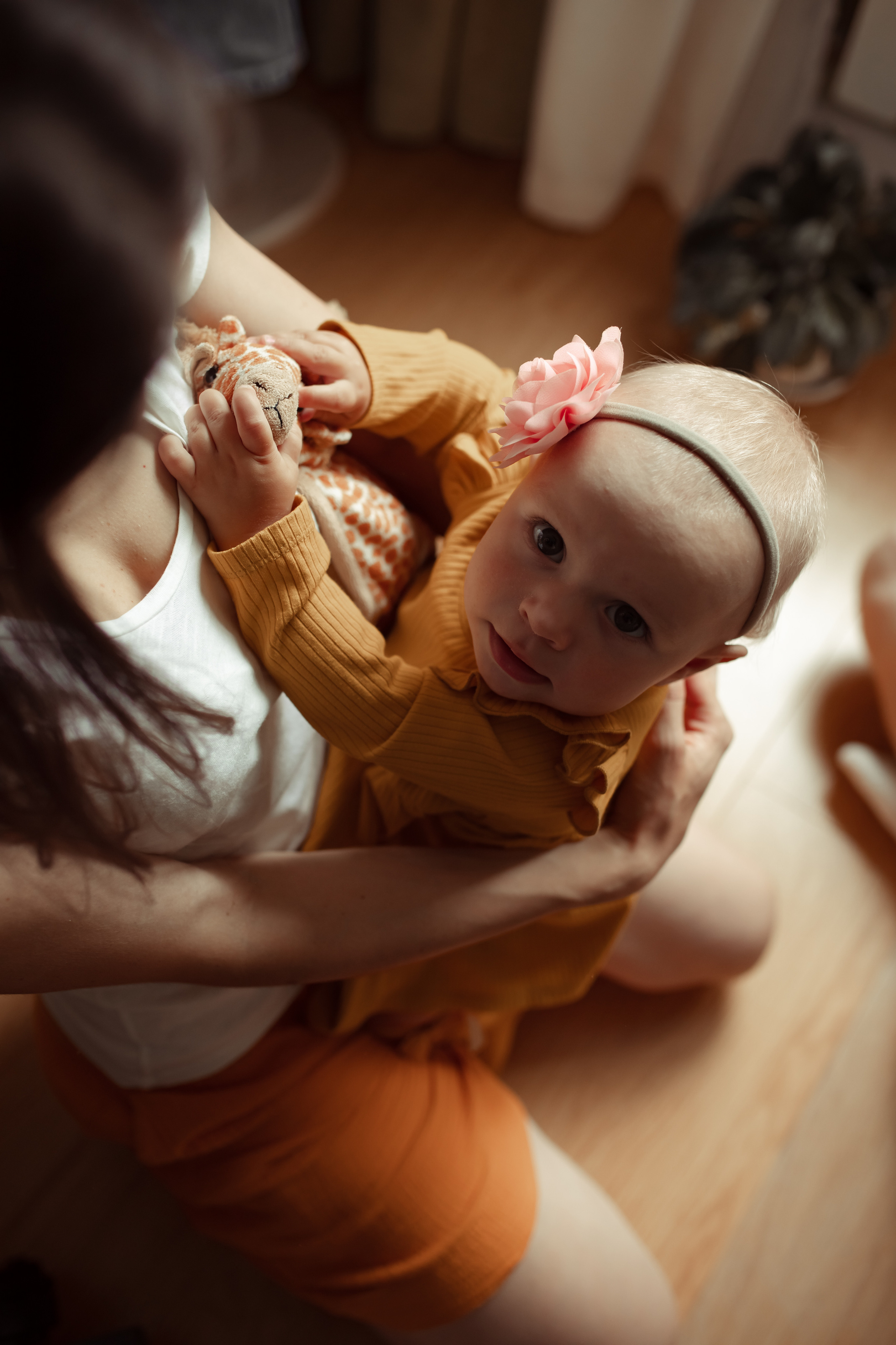Домашняя фотосессия Елизаветы на 1 годик. Семейный и детский фотограф в Москве Дорогова Екатерина