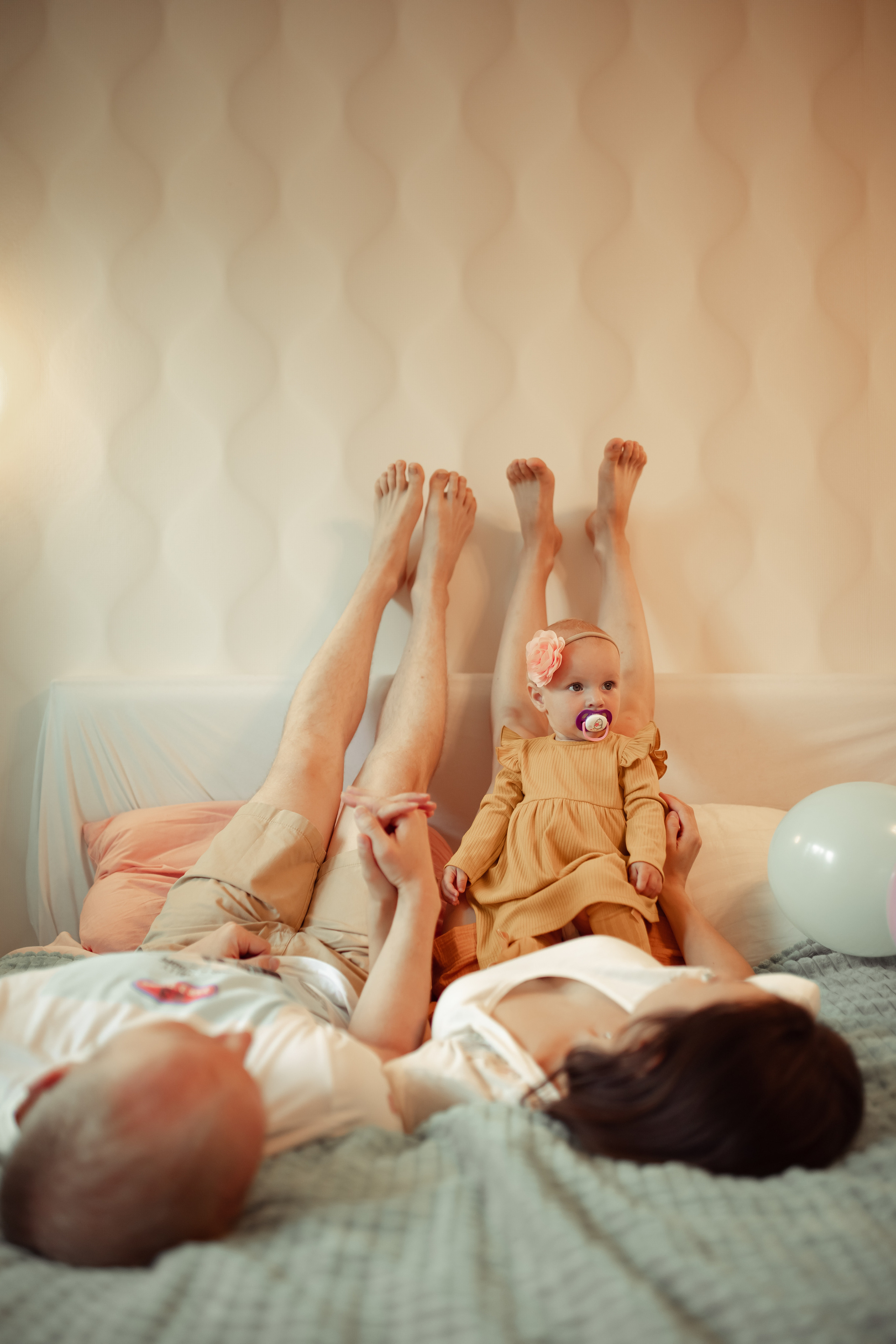 Домашняя фотосессия Елизаветы на 1 годик. Семейный и детский фотограф в Москве Дорогова Екатерина