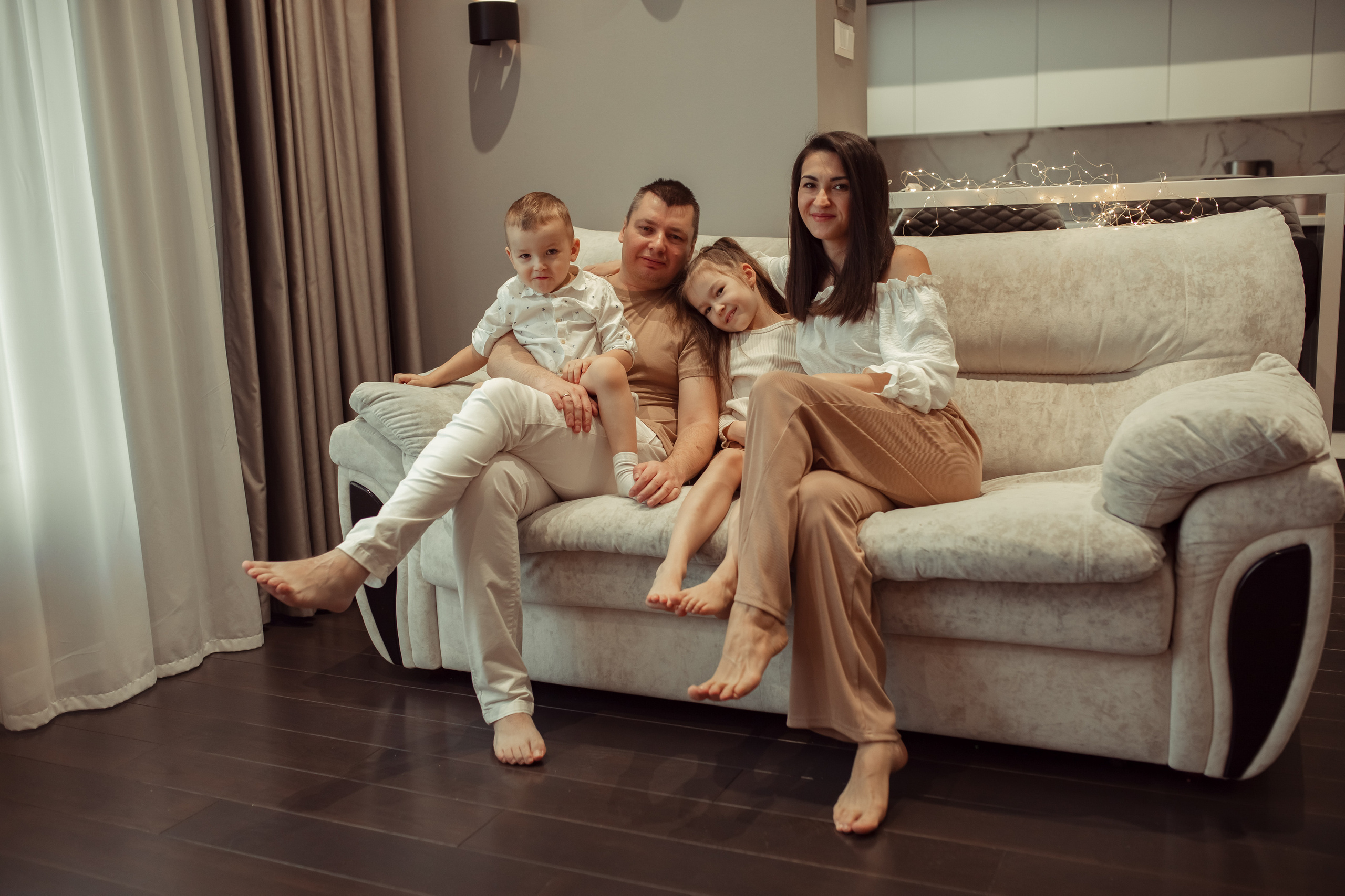 Домашняя съемка семьи Арслановых. Семейный и детский фотограф в Москве Дорогова Екатерина