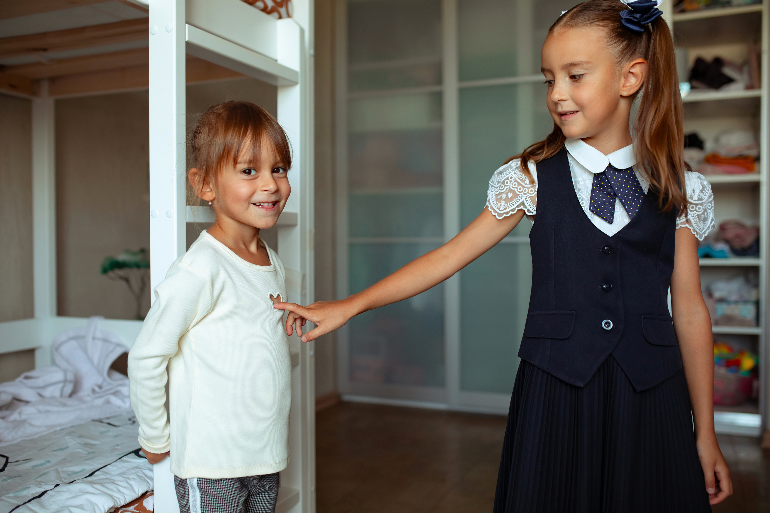 Сборы Аришки в первый класс. Семейный и детский фотограф в Москве Дорогова Екатерина