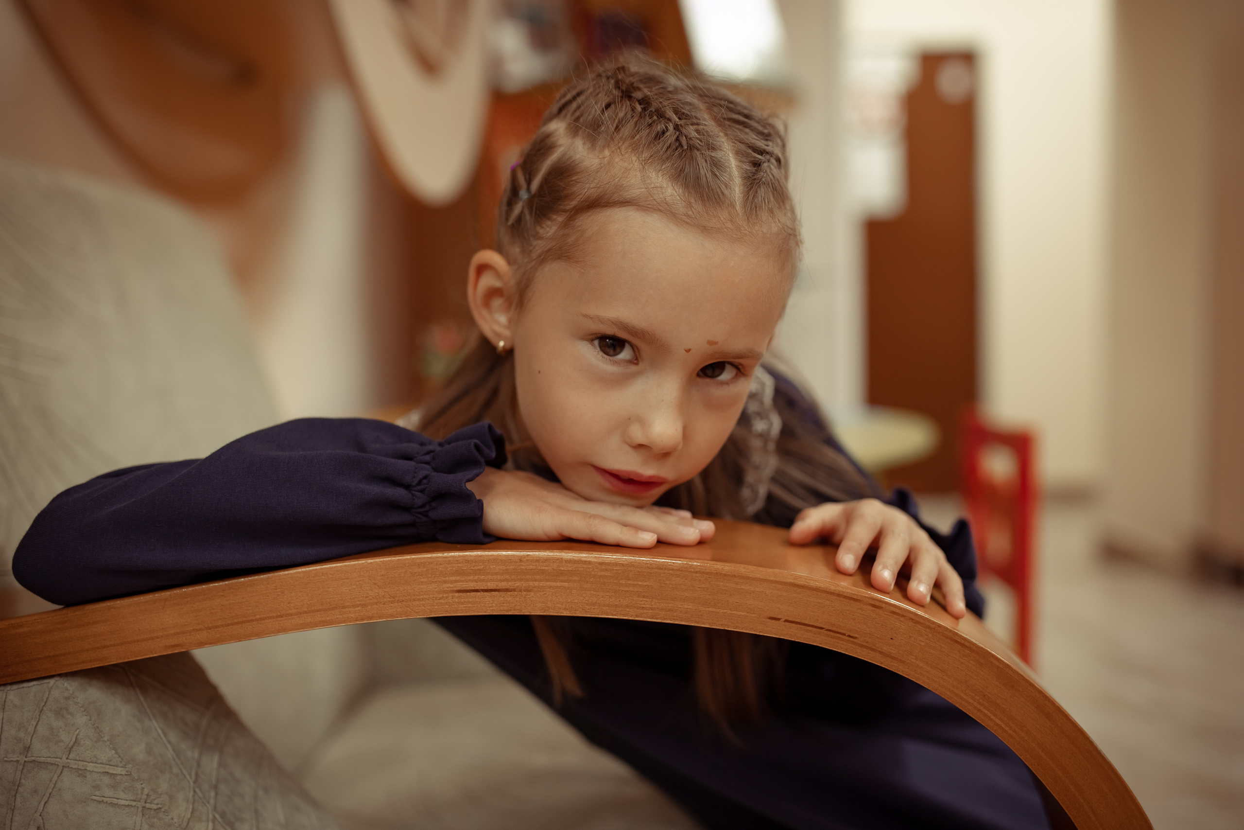 Портретная фотосессия первоклашек в библиотеке. Семейный и детский фотограф в Москве Дорогова Екатерина