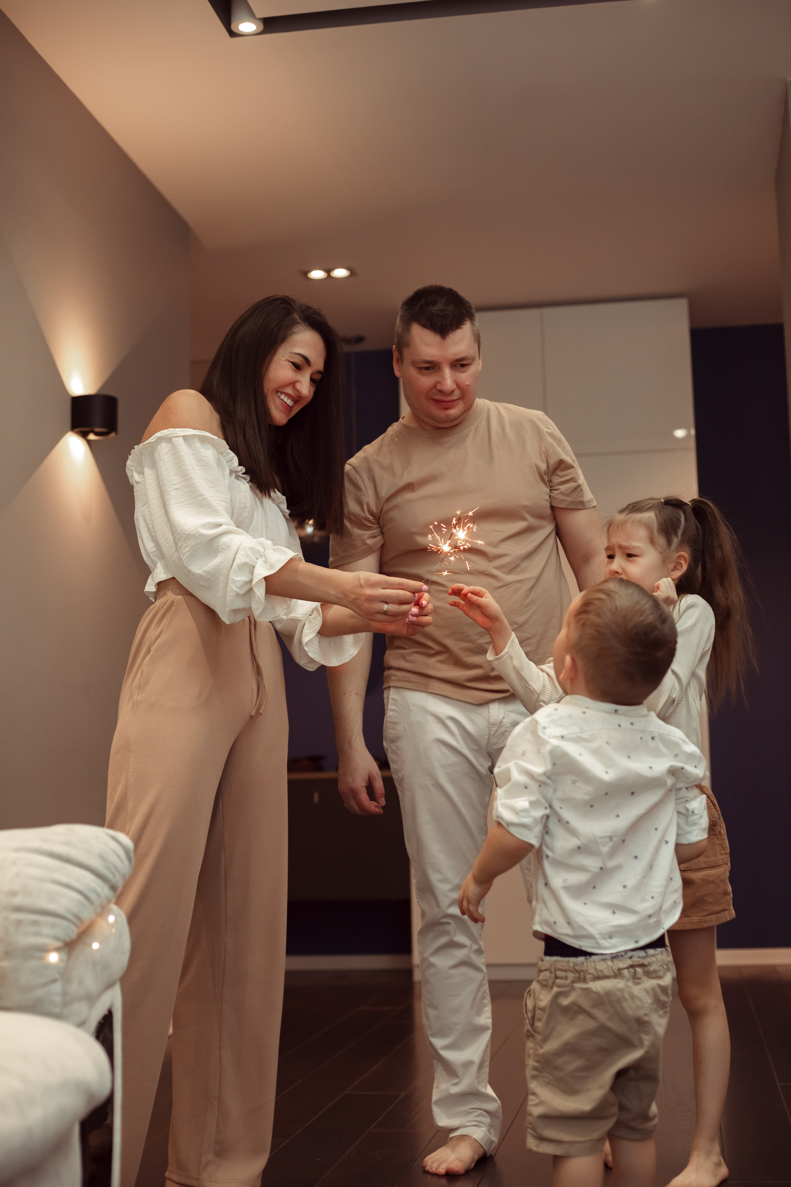 Домашняя съемка семьи Арслановых. Семейный и детский фотограф в Москве Дорогова Екатерина