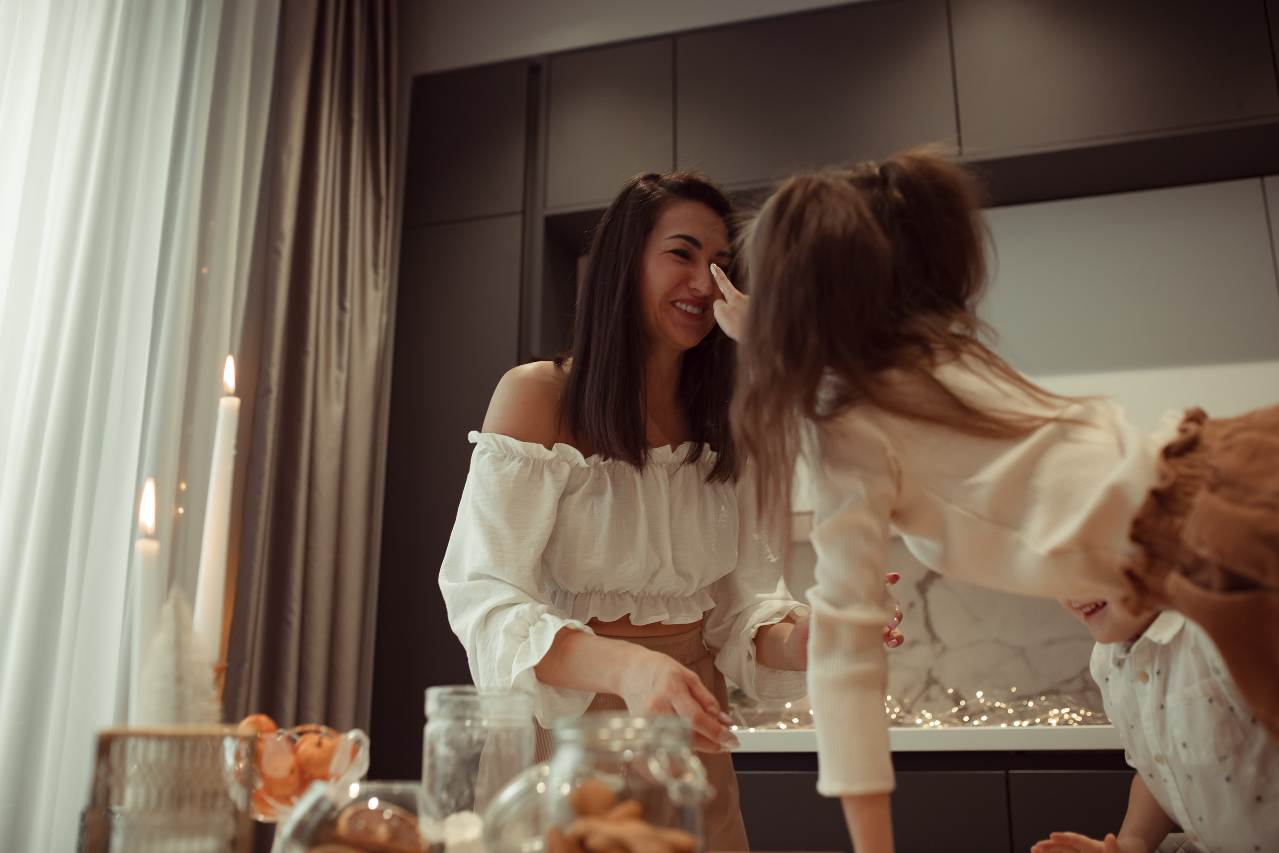 Домашняя съемка семьи Арслановых. Семейный и детский фотограф в Москве Дорогова Екатерина