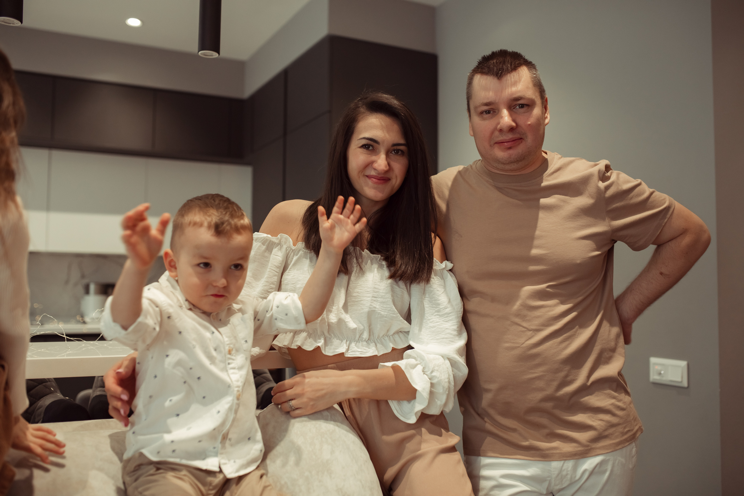 Домашняя съемка семьи Арслановых. Семейный и детский фотограф в Москве Дорогова Екатерина