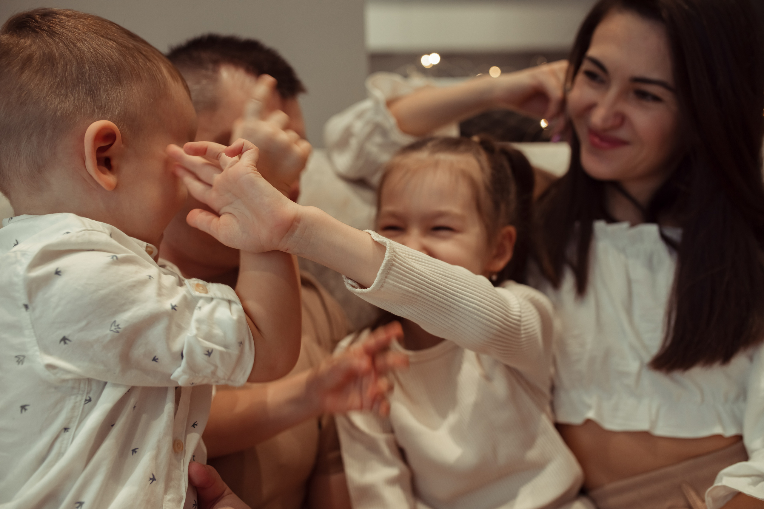 Домашняя съемка семьи Арслановых. Семейный и детский фотограф в Москве Дорогова Екатерина
