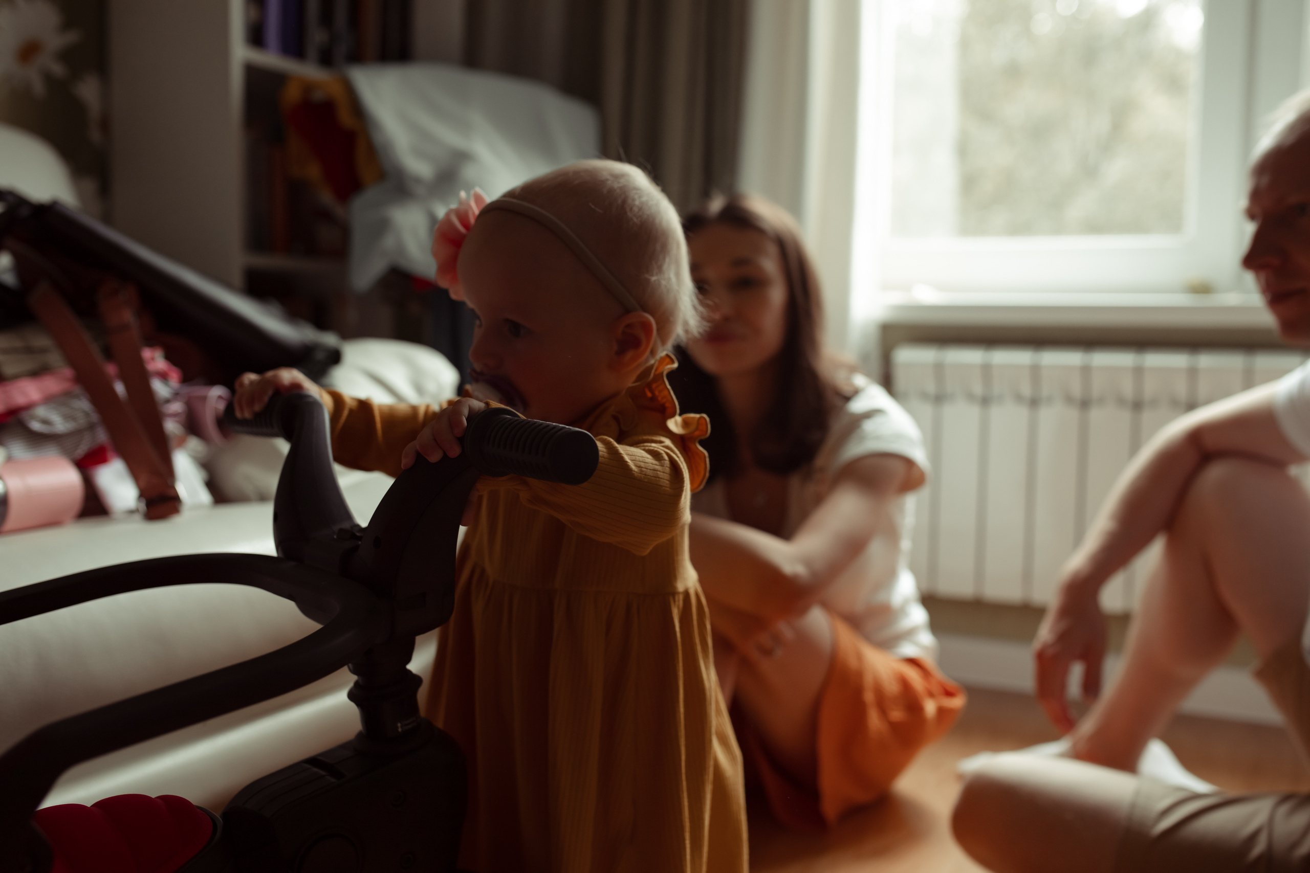 Домашняя фотосессия Елизаветы на 1 годик. Семейный и детский фотограф в Москве Дорогова Екатерина