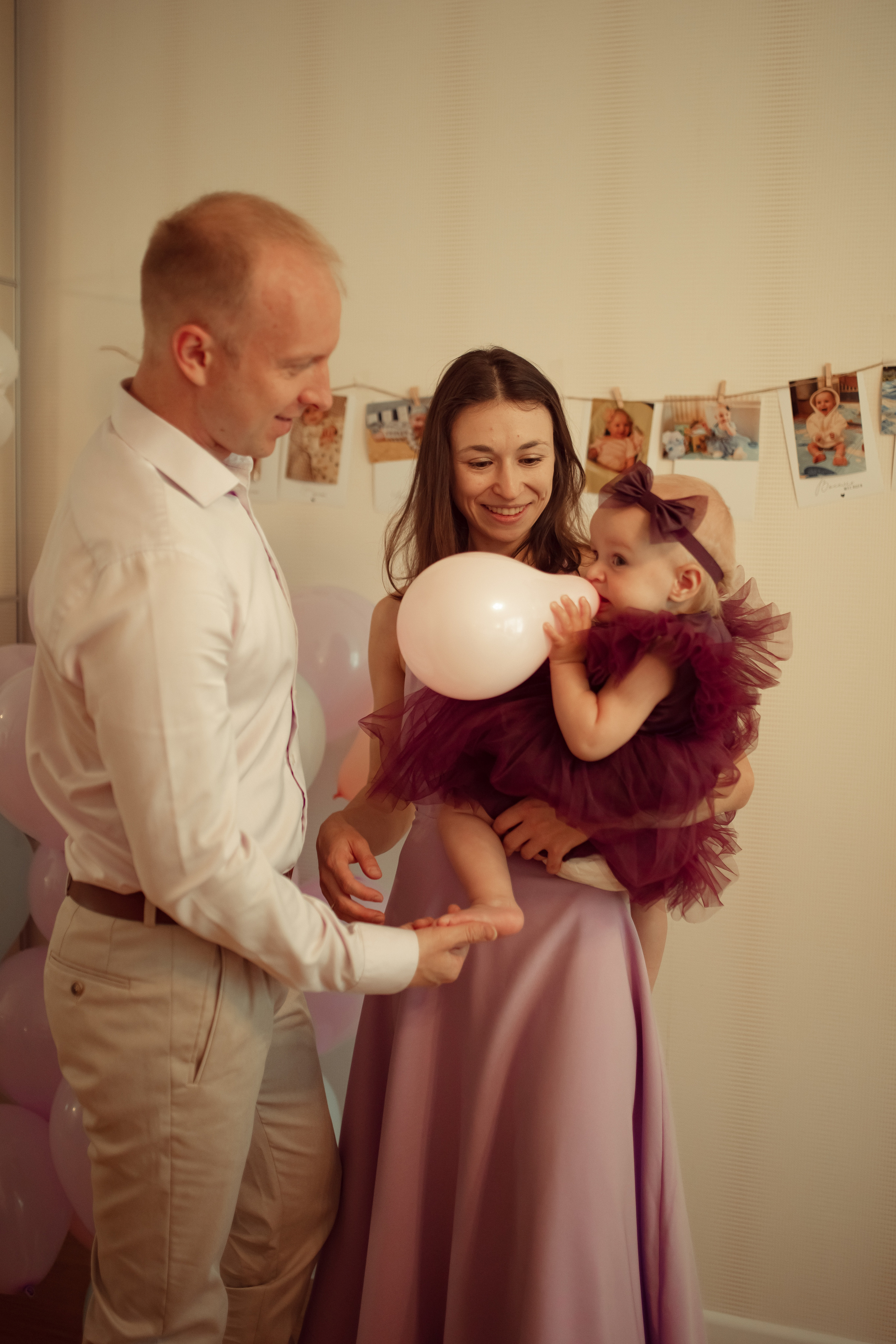 Домашняя фотосессия Елизаветы на 1 годик. Семейный и детский фотограф в Москве Дорогова Екатерина