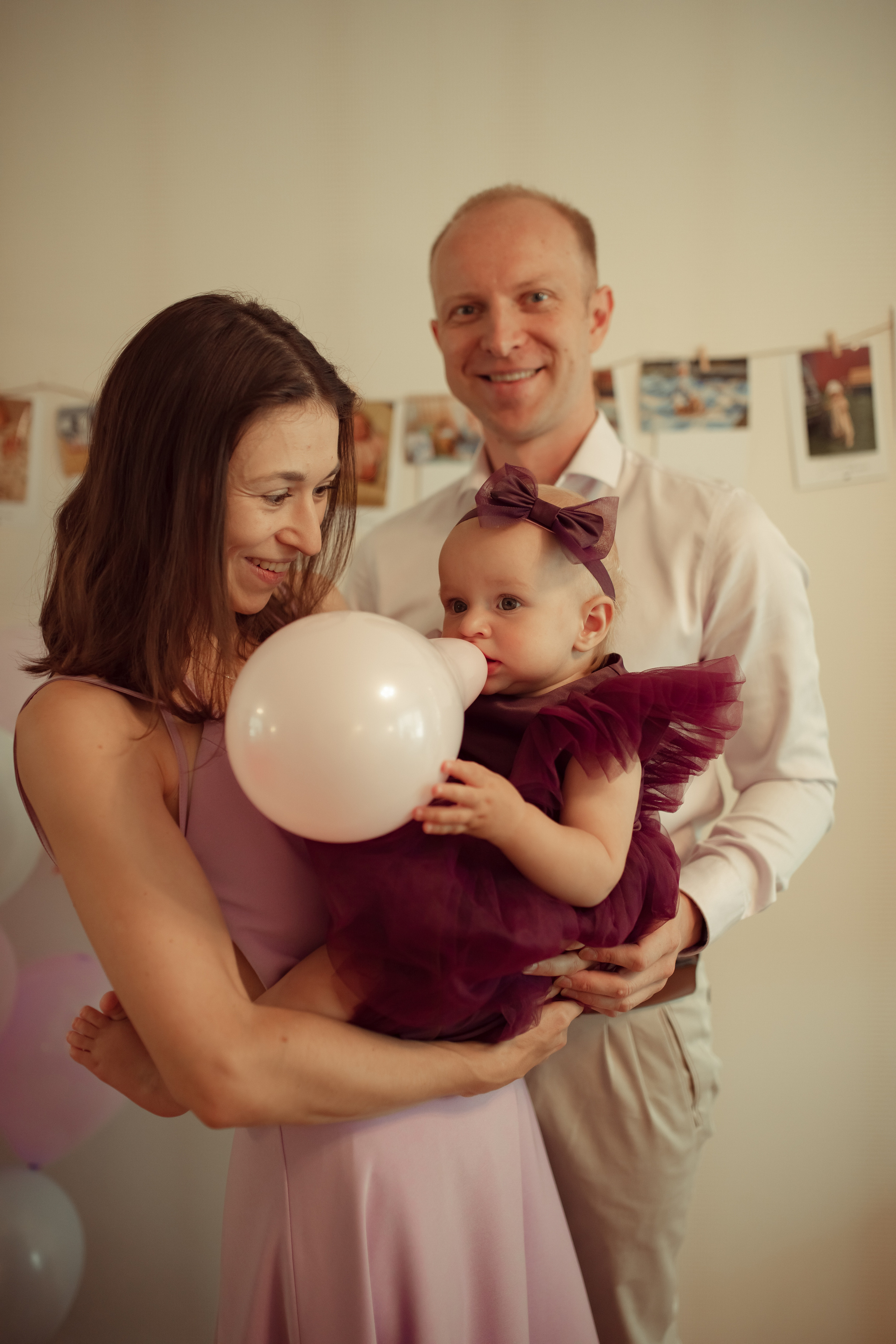 Домашняя фотосессия Елизаветы на 1 годик. Семейный и детский фотограф в Москве Дорогова Екатерина