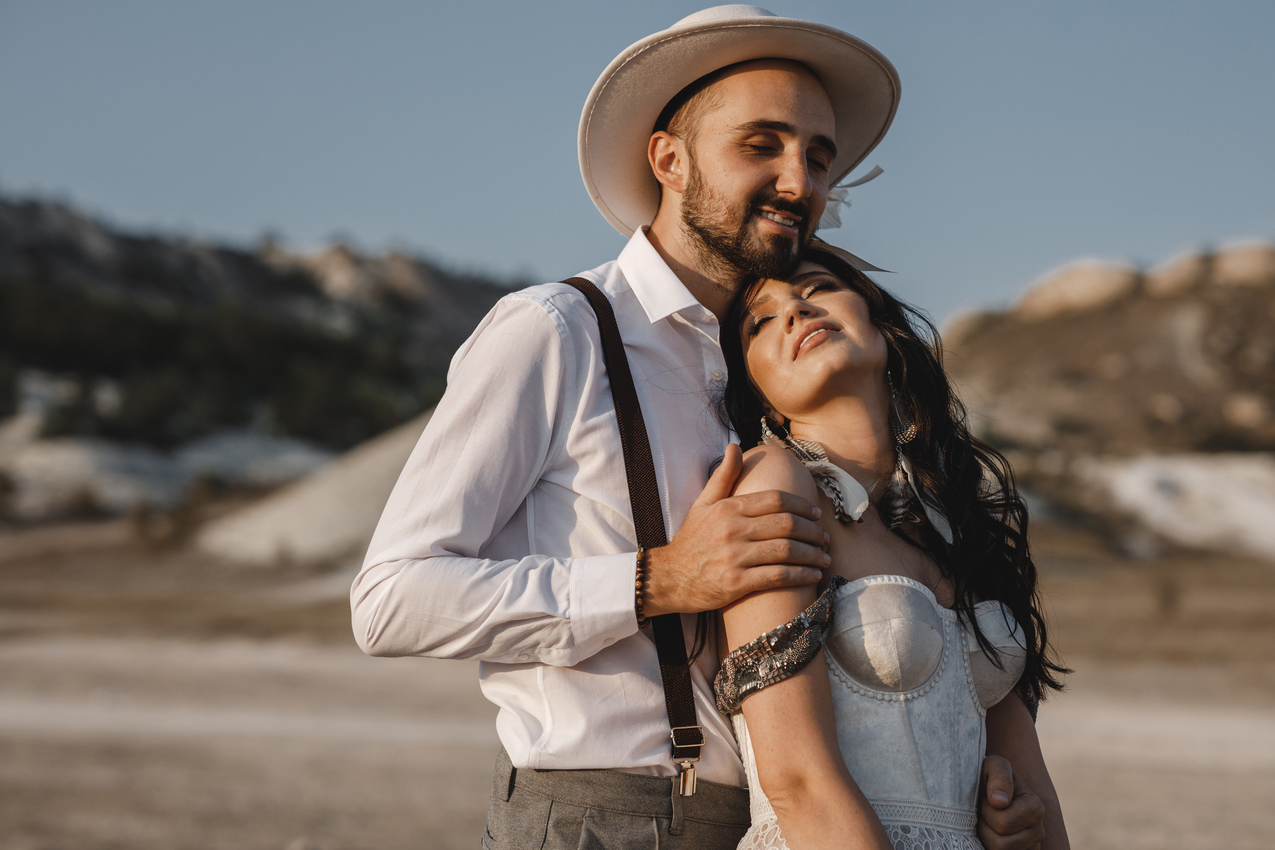 Стильная Бохо съёмка у Белой скалы. Свадебный фотограф в Крыму и Севастополе — Белов Виталий