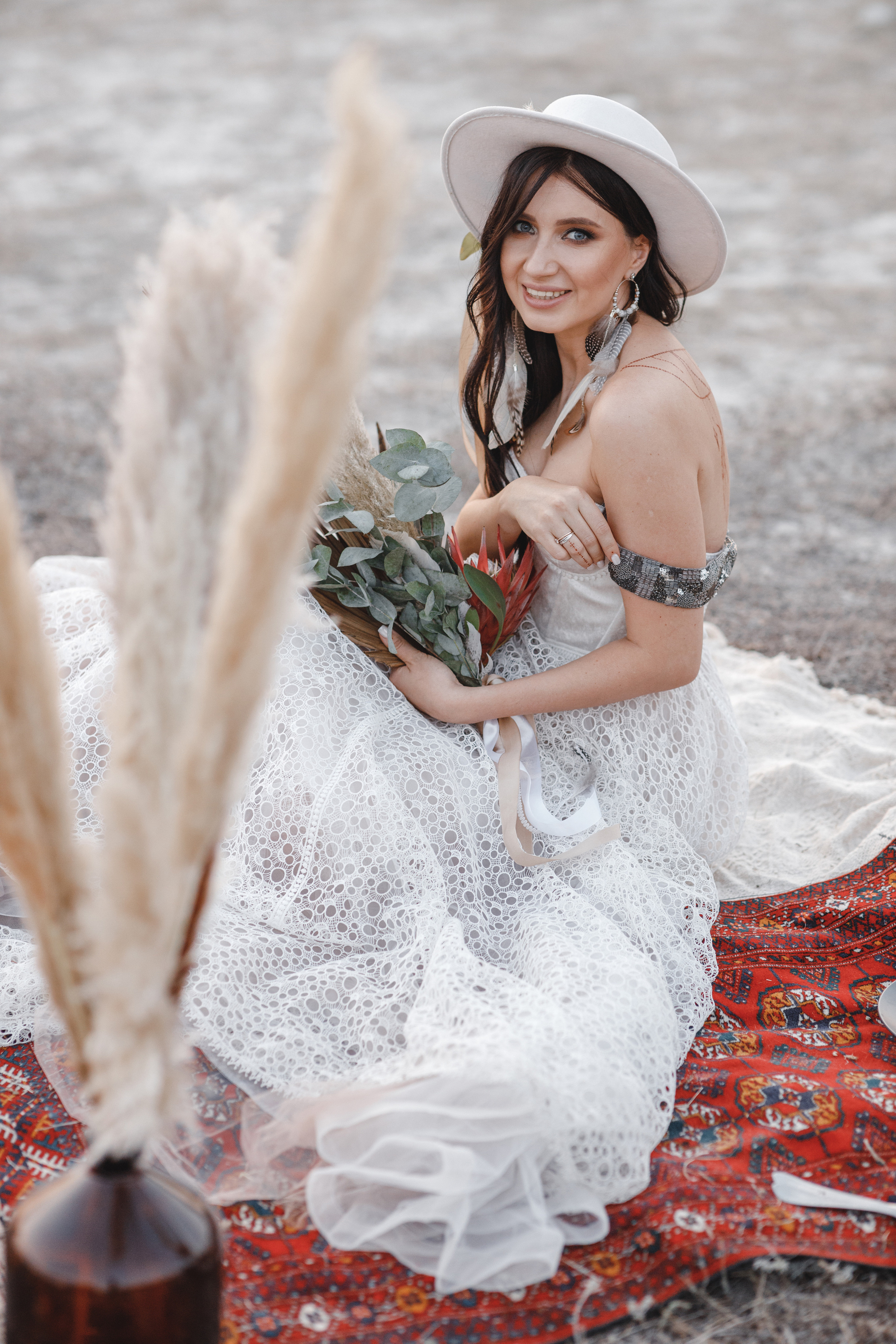Стильная Бохо съёмка у Белой скалы. Свадебный фотограф в Крыму и Севастополе — Белов Виталий