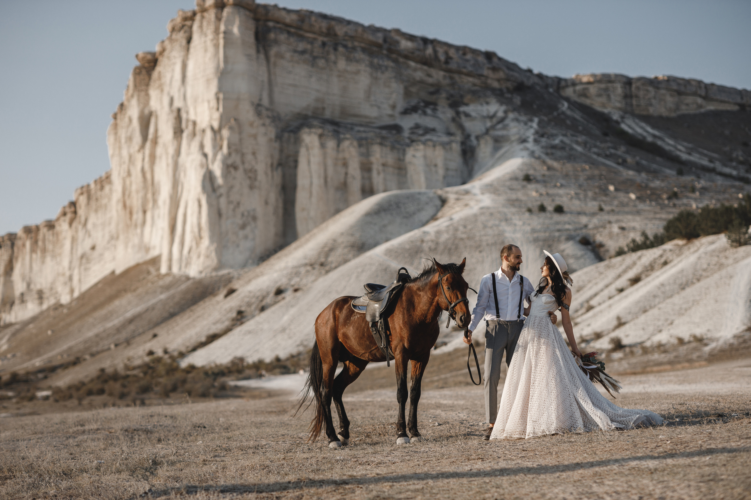 Стильная Бохо съёмка у Белой скалы. Свадебный фотограф в Крыму и Севастополе — Белов Виталий