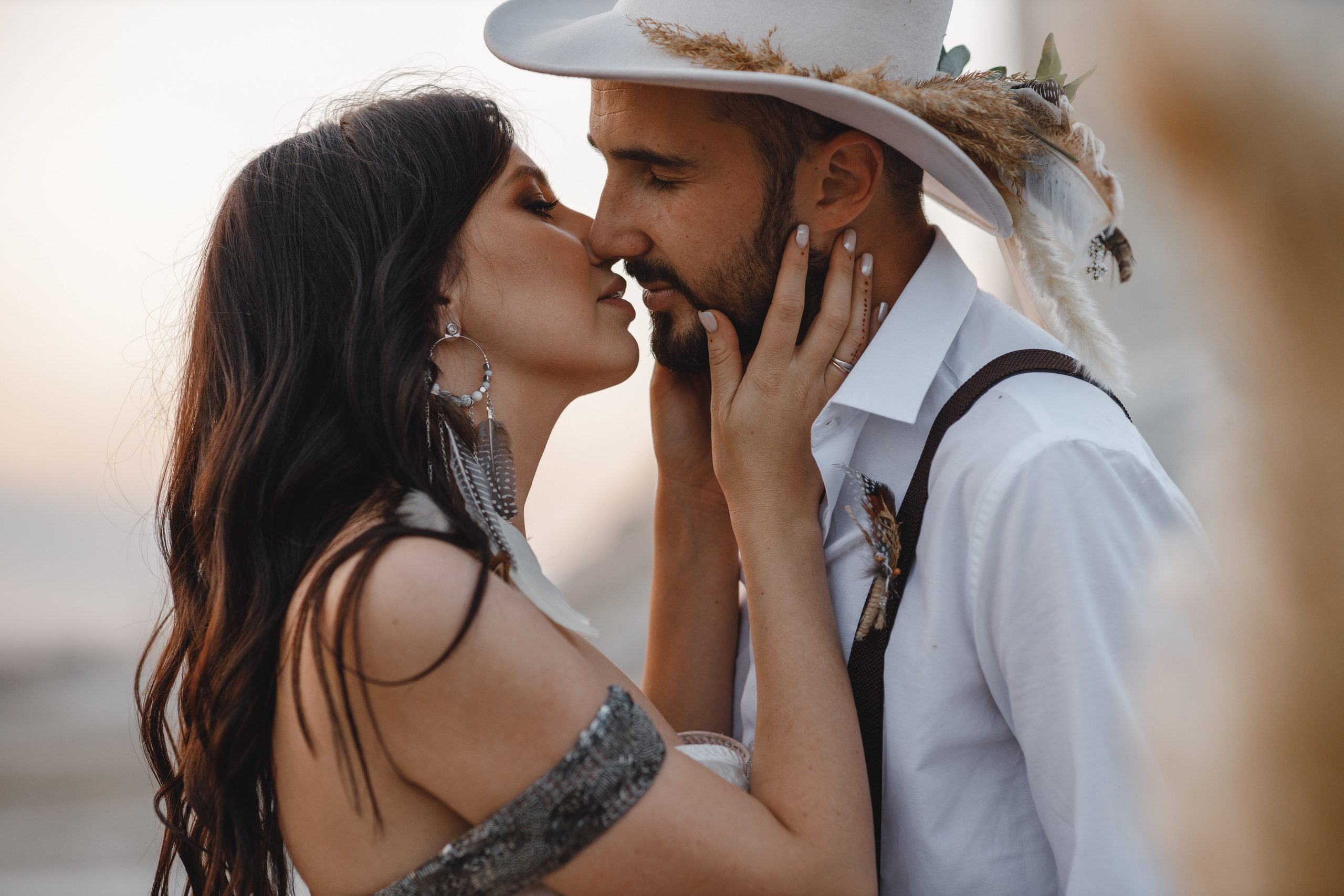 Стильная Бохо съёмка у Белой скалы. Свадебный фотограф в Крыму и Севастополе — Белов Виталий