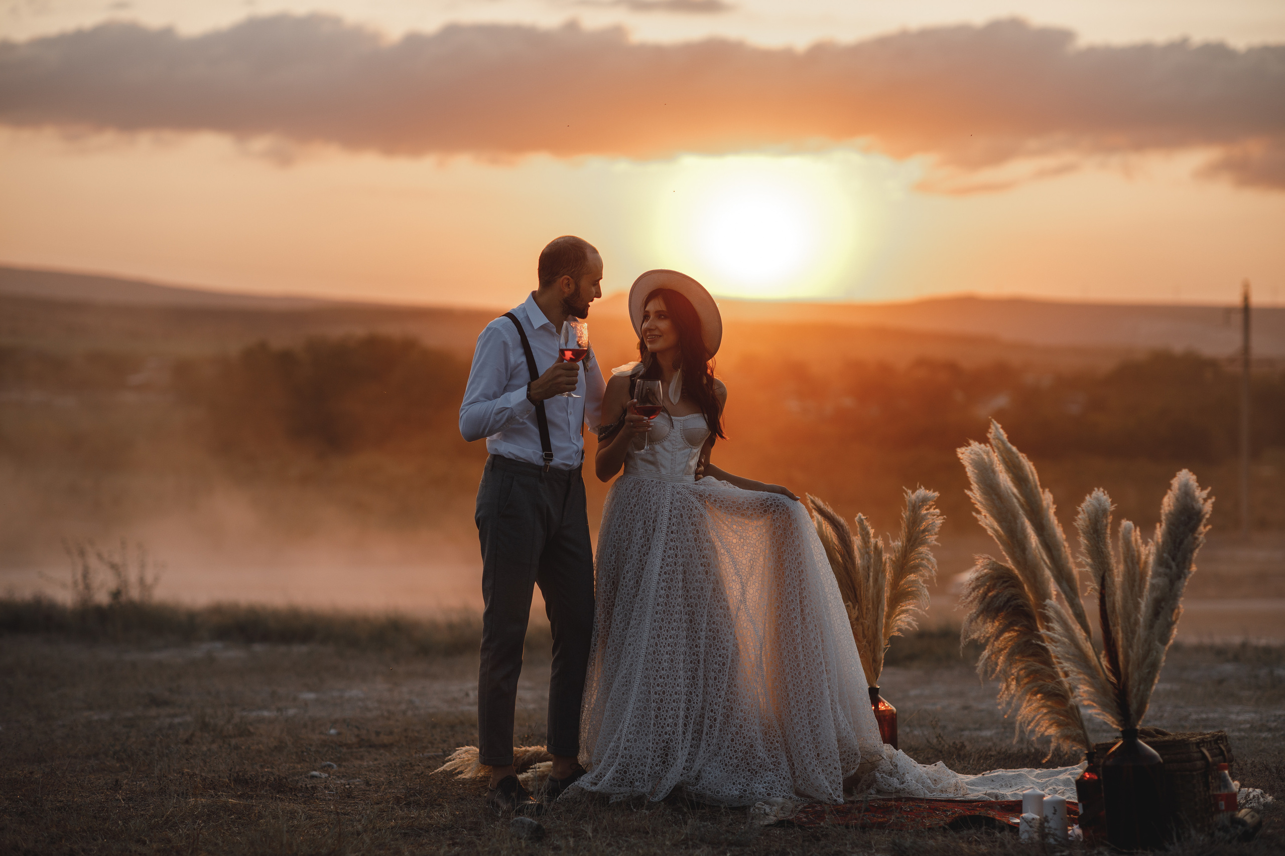Стильная Бохо съёмка у Белой скалы. Свадебный фотограф в Крыму и Севастополе — Белов Виталий