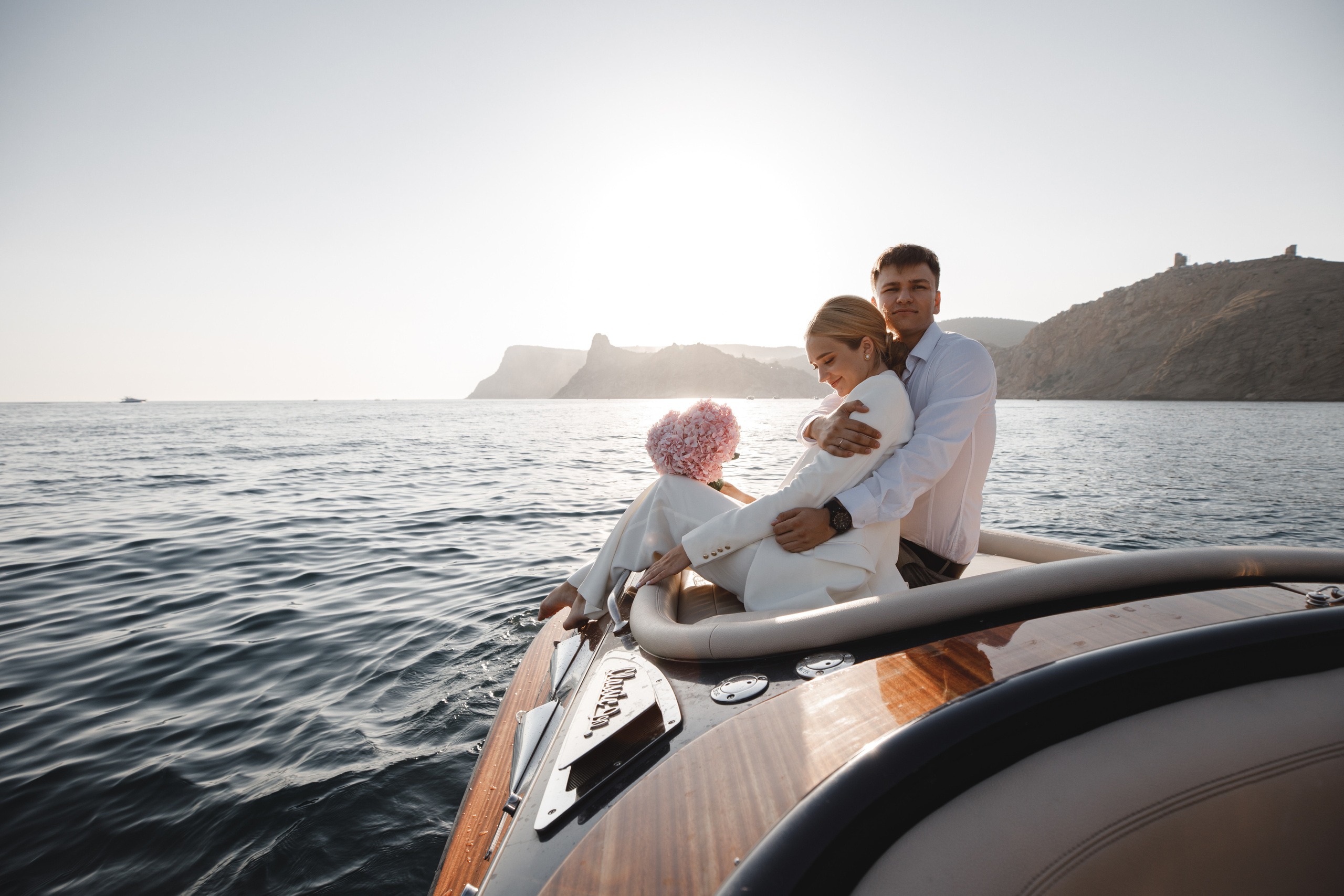 Прогулка на яхте Lamborgini в Балаклаве. Свадебный фотограф в Крыму и Севастополе — Белов Виталий