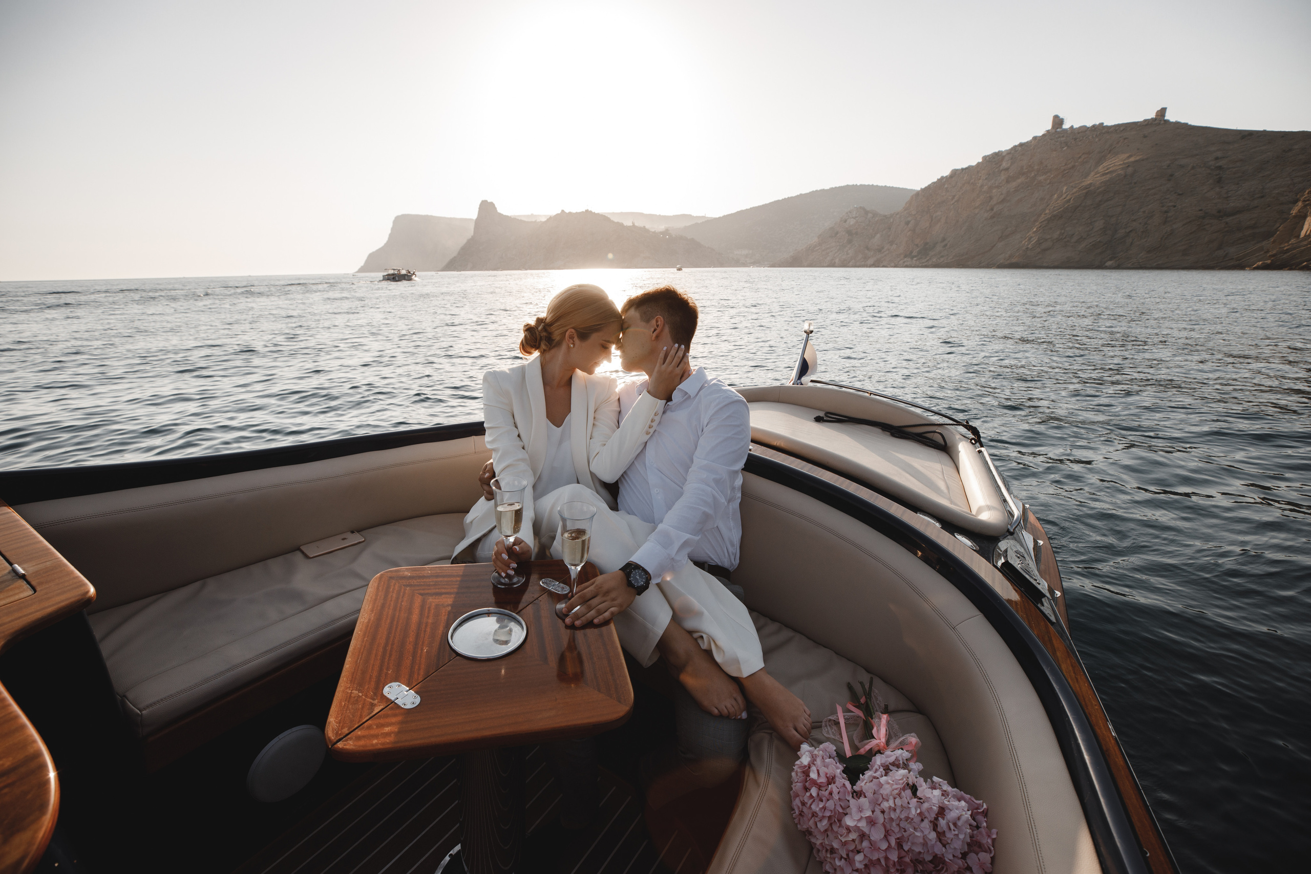 Прогулка на яхте Lamborgini в Балаклаве. Свадебный фотограф в Крыму и Севастополе — Белов Виталий