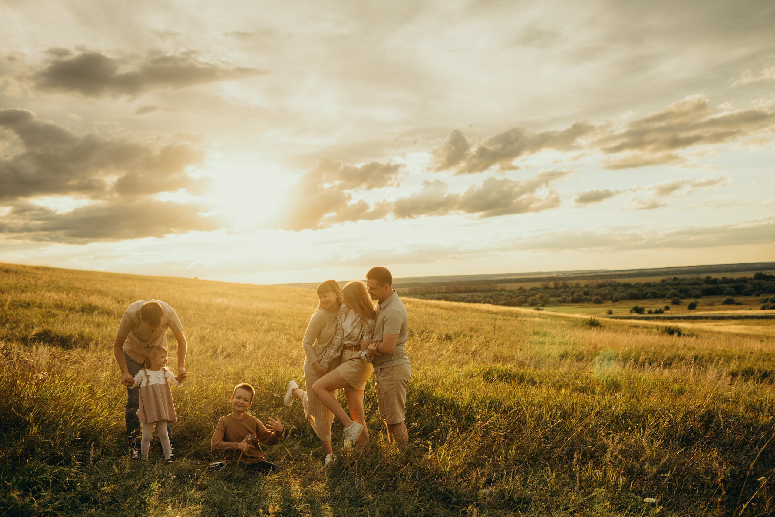 Даша Даня Ксюша Илья Саша и Ева. Свадебный и семейный фотограф в Самаре Головань Наталья