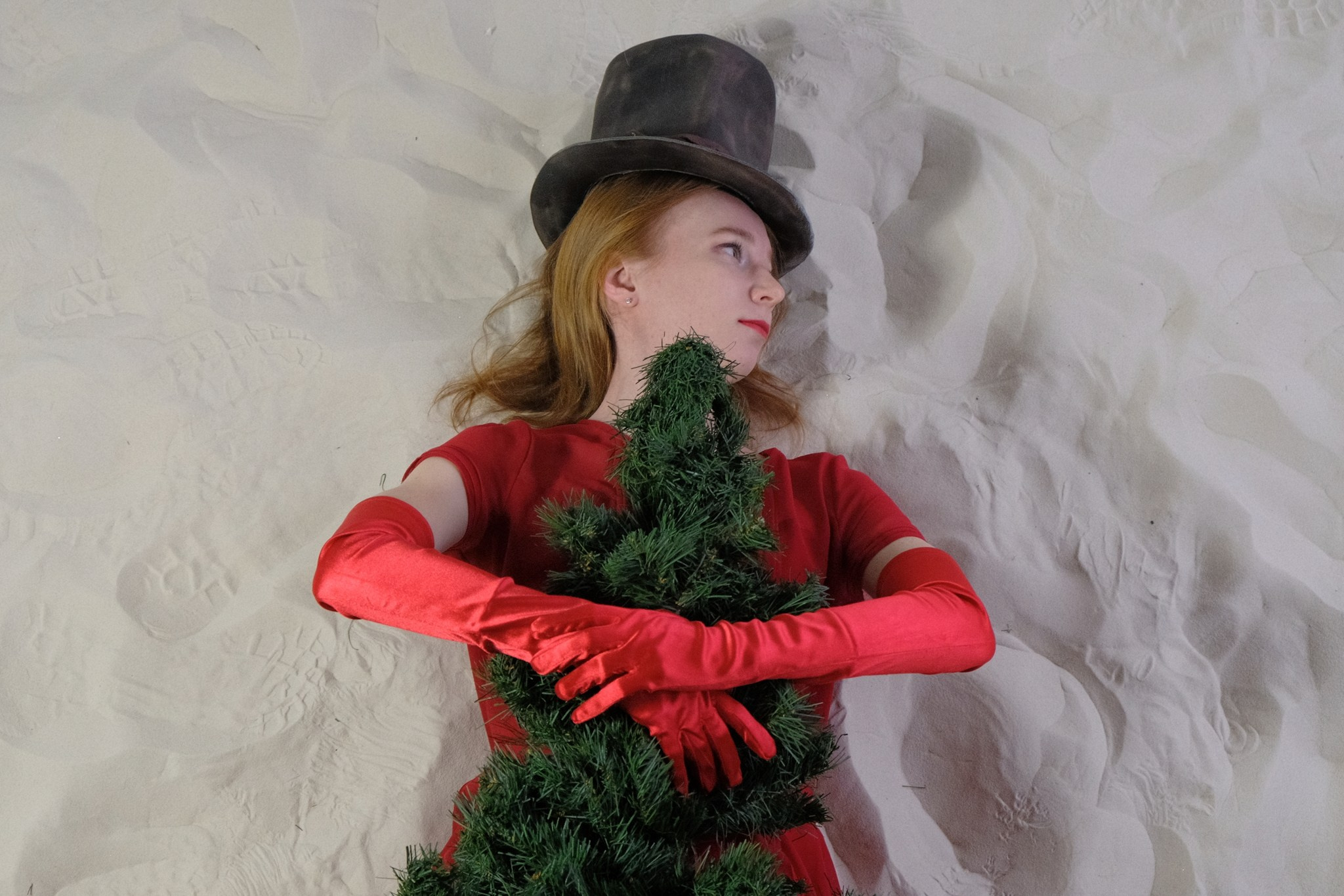 Новогодняя съемка с Илоной. Дмитрий Бречалов