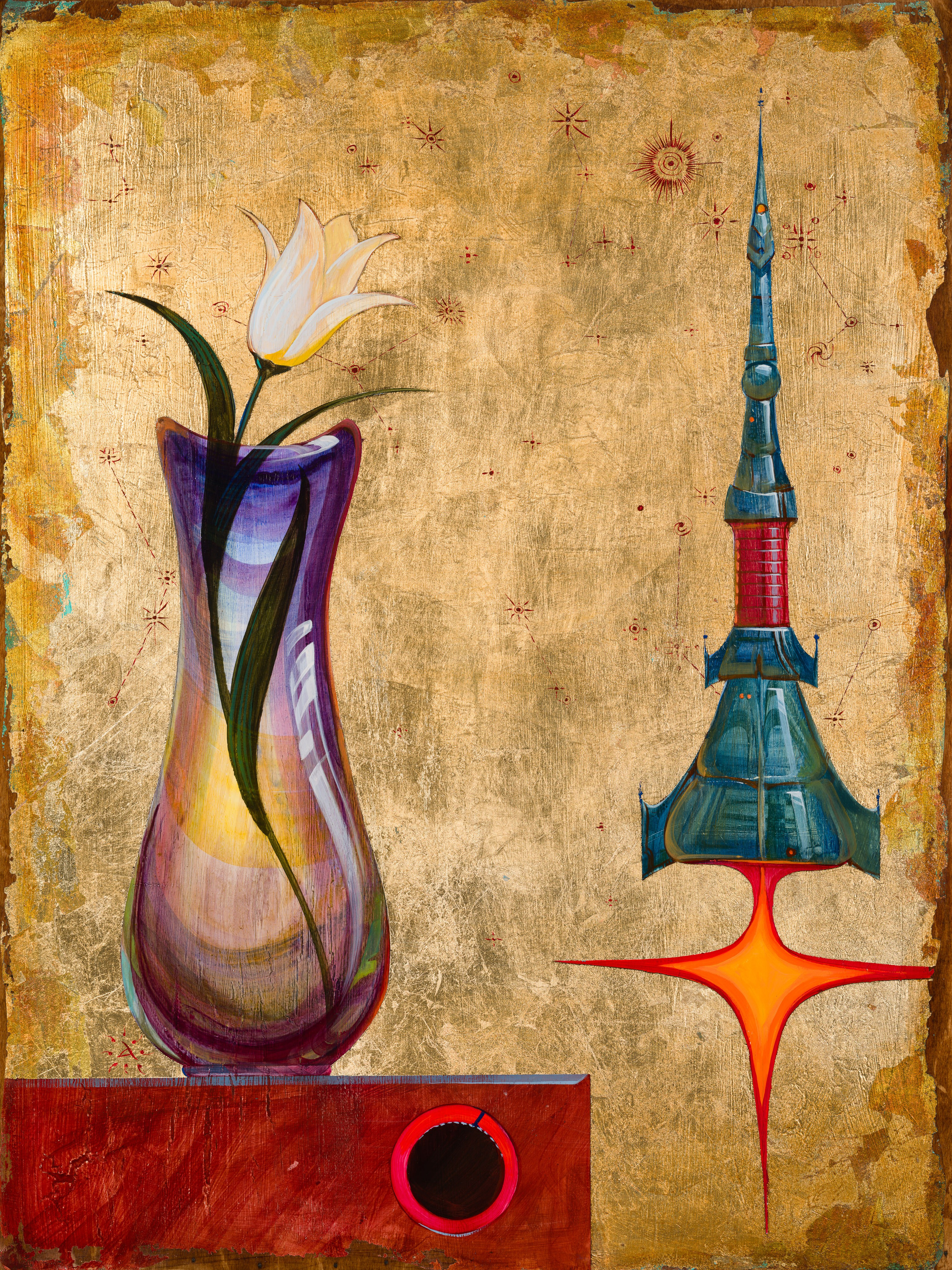 Числа Фибоначчи 233,89,5,1 (Наталия Бутко, художник) - фотограф Сергей Денисенко