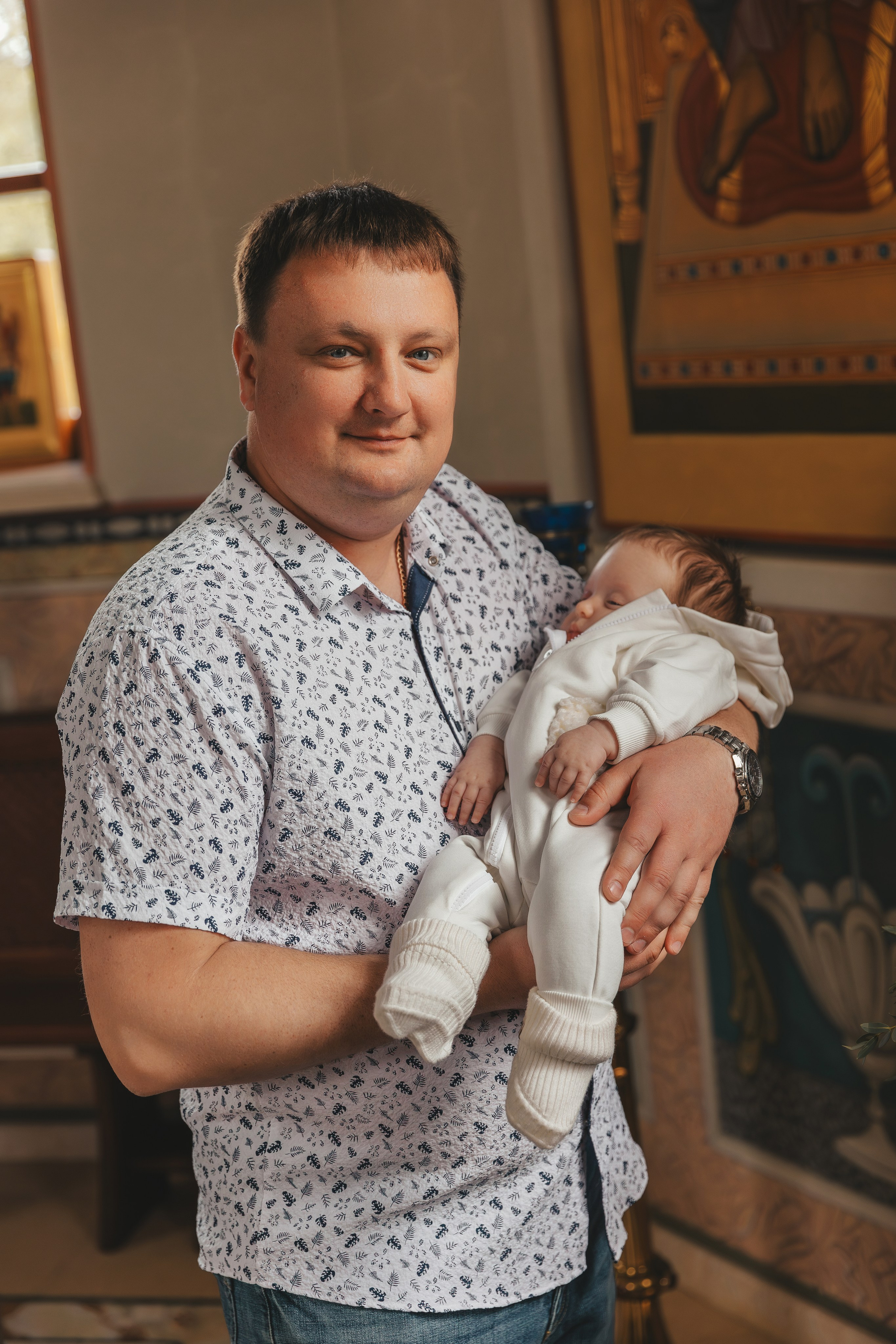 Репортажная съемка Крещения в Москве и области. Семейный и женский фотограф в Москве Надежда Воробьева