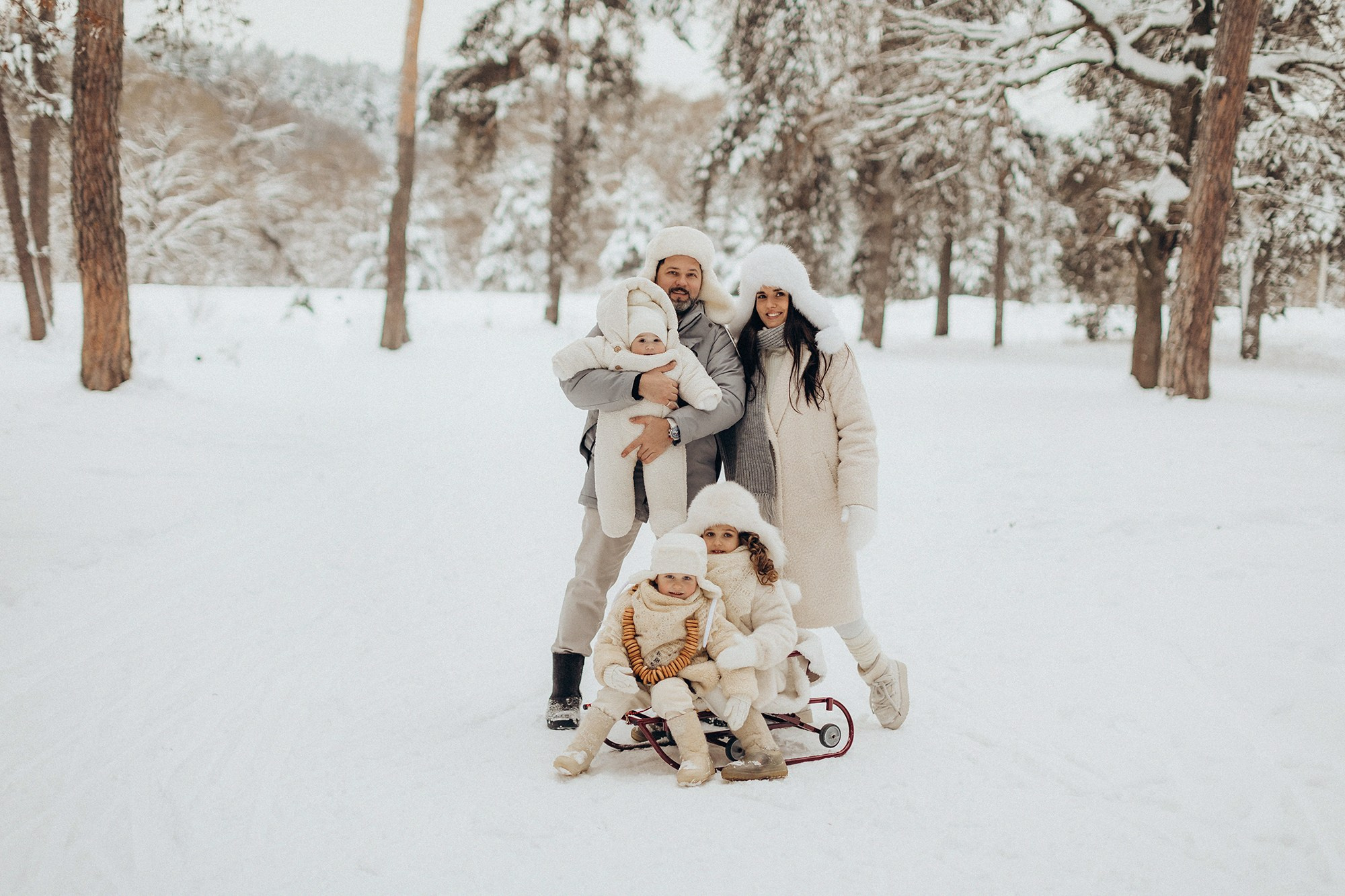 Зимние забавы. Семейный фотограф новорождённых в Серпухове Юлия Новикова +79637785957
