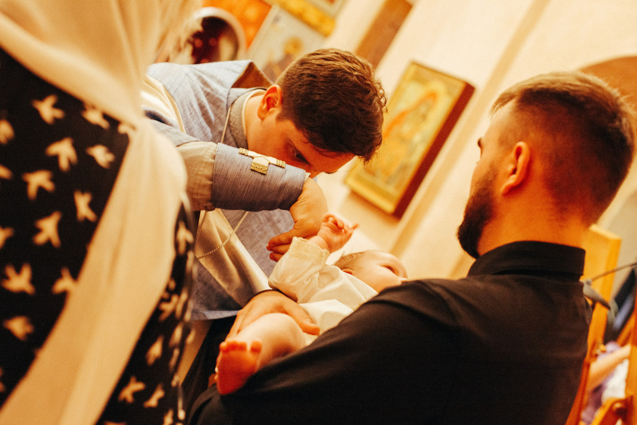 Крещение в храме Антипы, стиль «Kodachrome 64». Фотограф на крещение/венчание