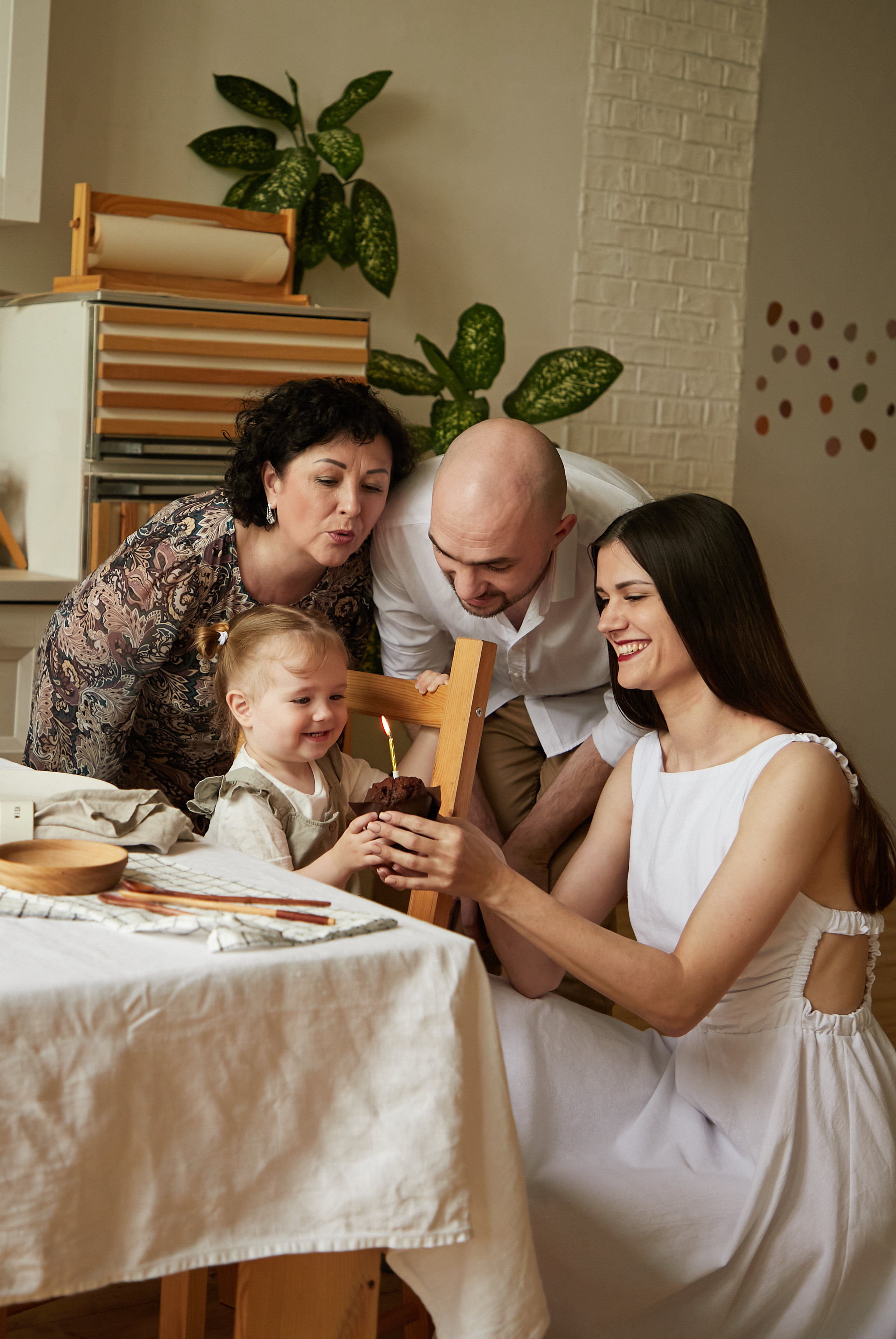 Детская фотосессия на годик в студии Loft potolok Краснодар