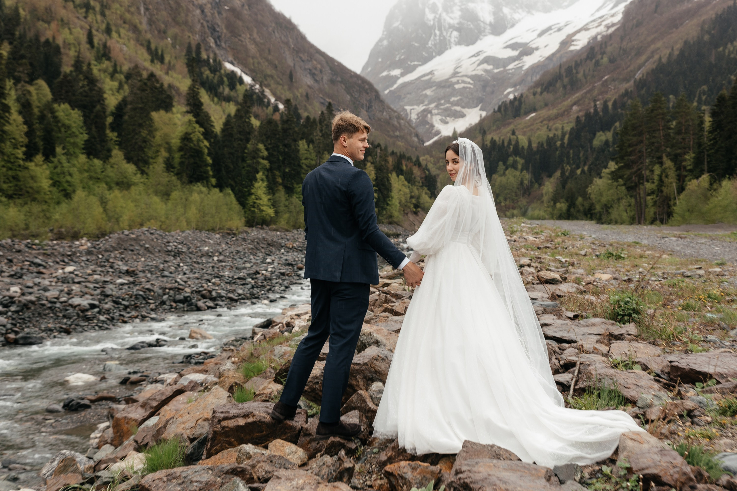 В&В * Домбай. Миленина Юлия Свадебный и семейный фотограф в Краснодаре