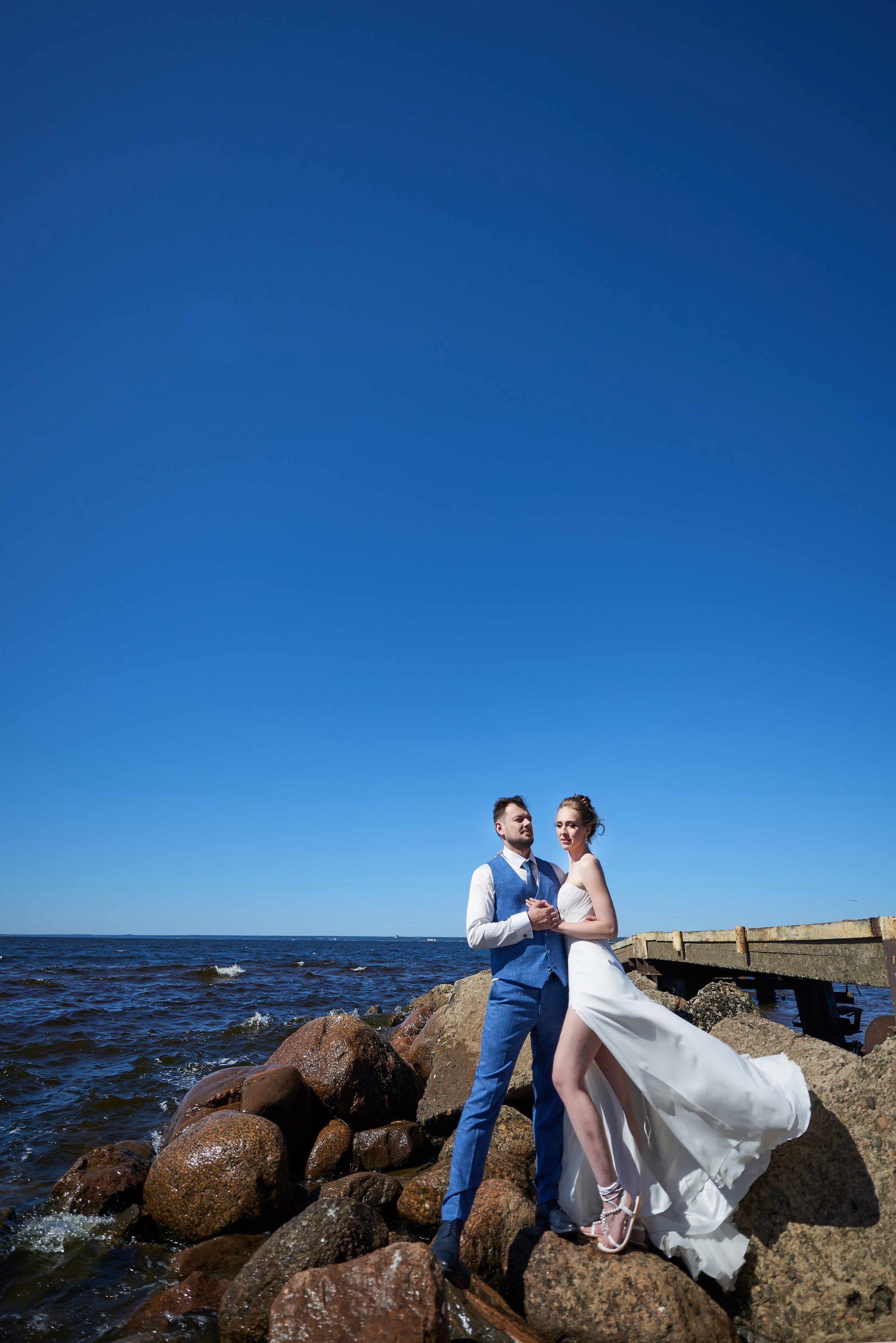 Александра и Вячеслав (фотосессия на берегу Финского залива в парке Дубки в Сестрорецке). Портретный, семейный и свадебный фотограф в Санкт-Петербурге и в Пушкине Ширяев Денис