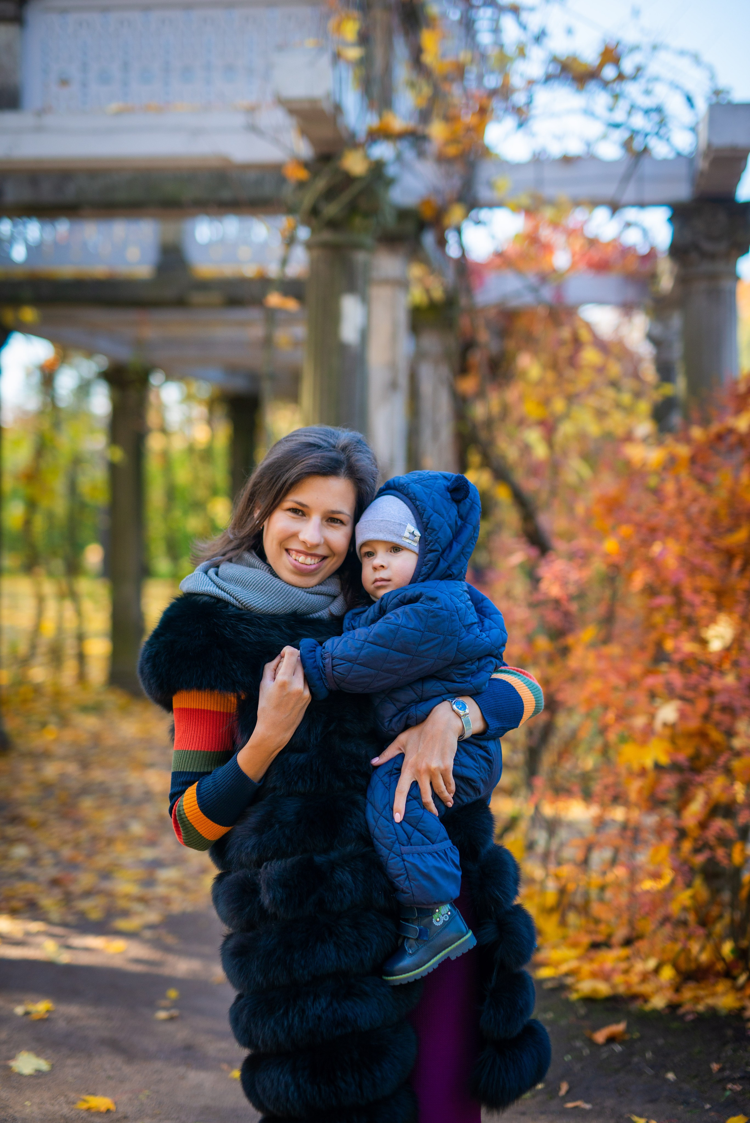 Егор, Валерия и Андрей осенняя прогулка. Портретный, семейный и свадебный фотограф в Санкт-Петербурге и в Пушкине Ширяев Денис