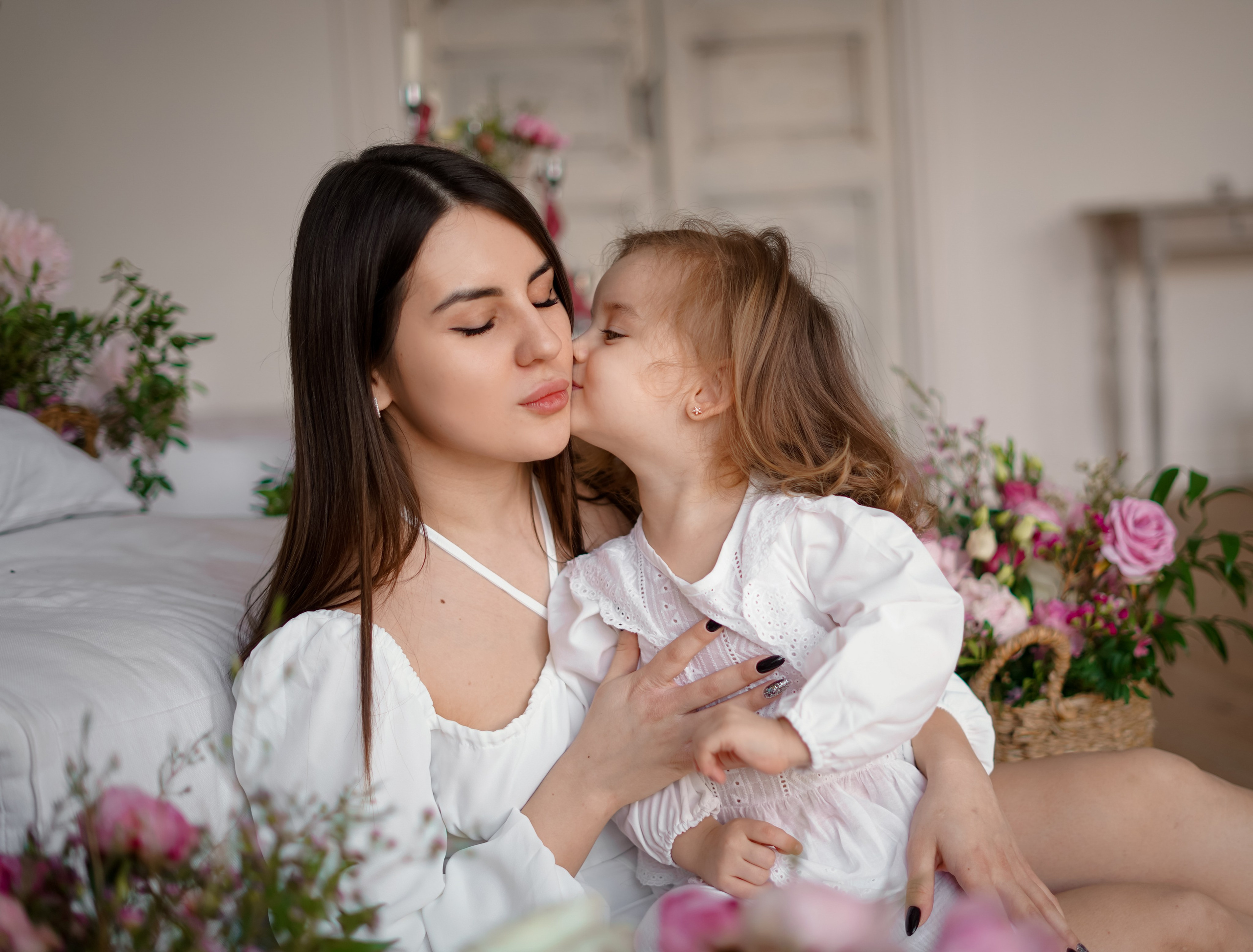 Мама и доченька. Фотограф Татьяна Митрофанова