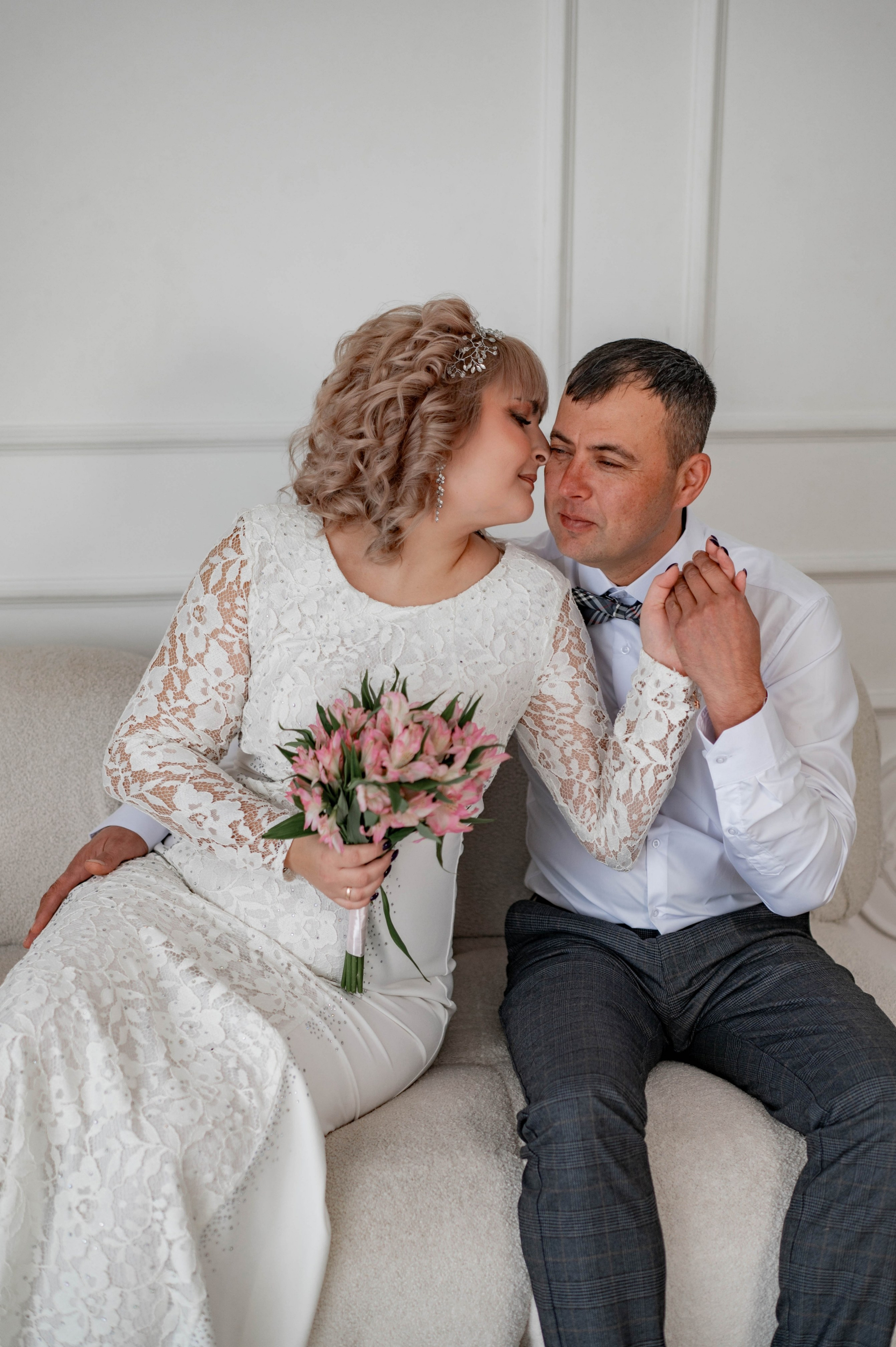 Студийная свадебная_ Татьяна и Дмитрий. Семейный и свадебный фотограф в Абакане Юлия Су