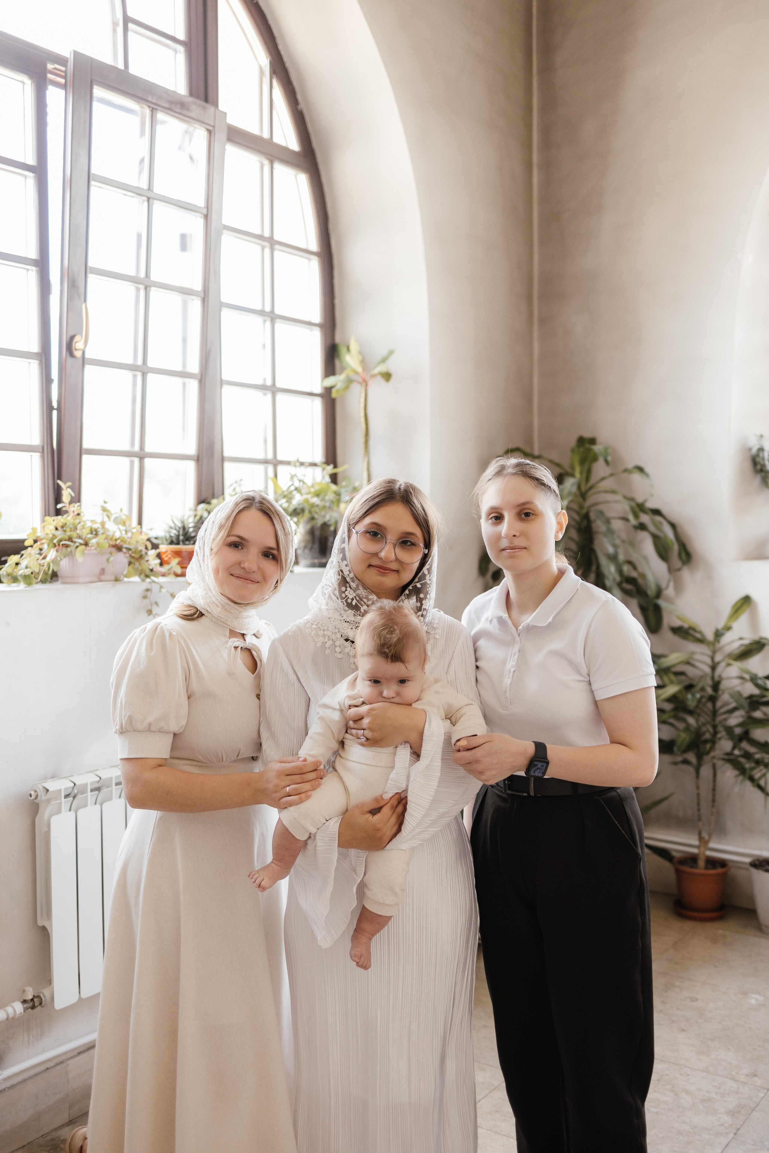 Таинство Крещения Саши. Фотограф новорождённых Newborn Москва