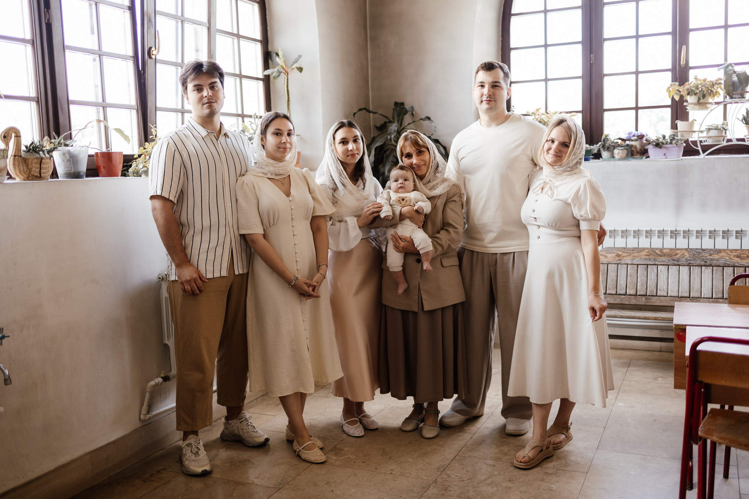Таинство Крещения Саши. Фотограф новорождённых Newborn Москва